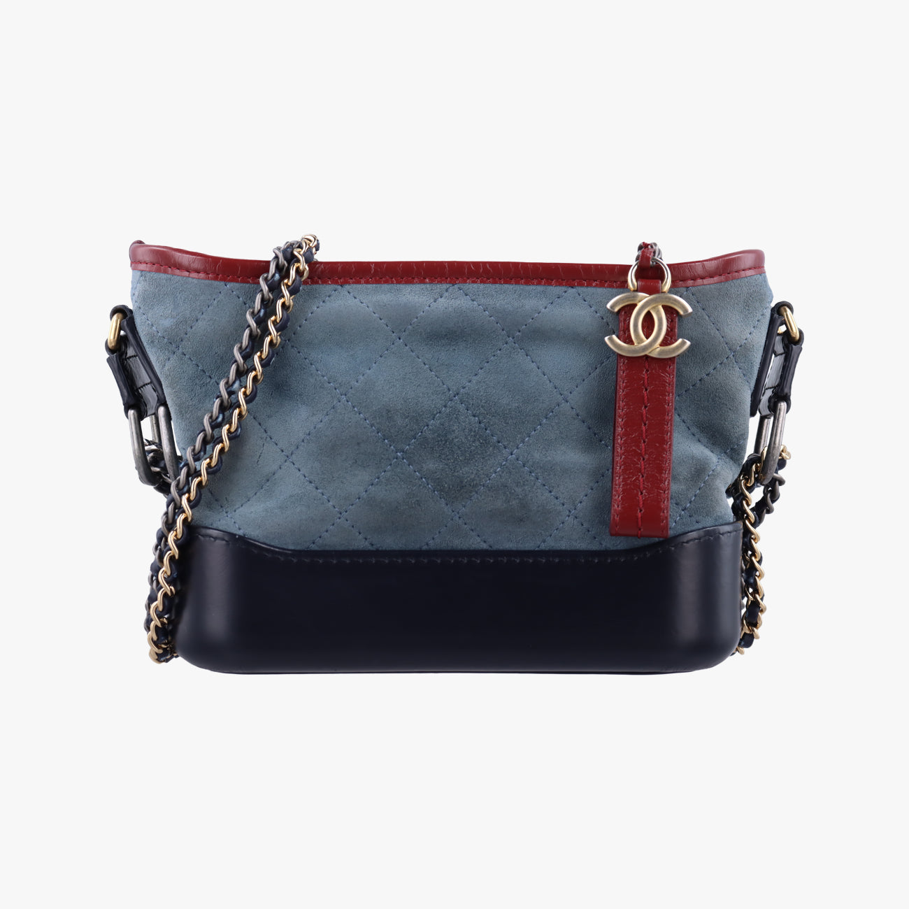 GABRIELLE Gray × Black × Red Leather×Suede 24285560