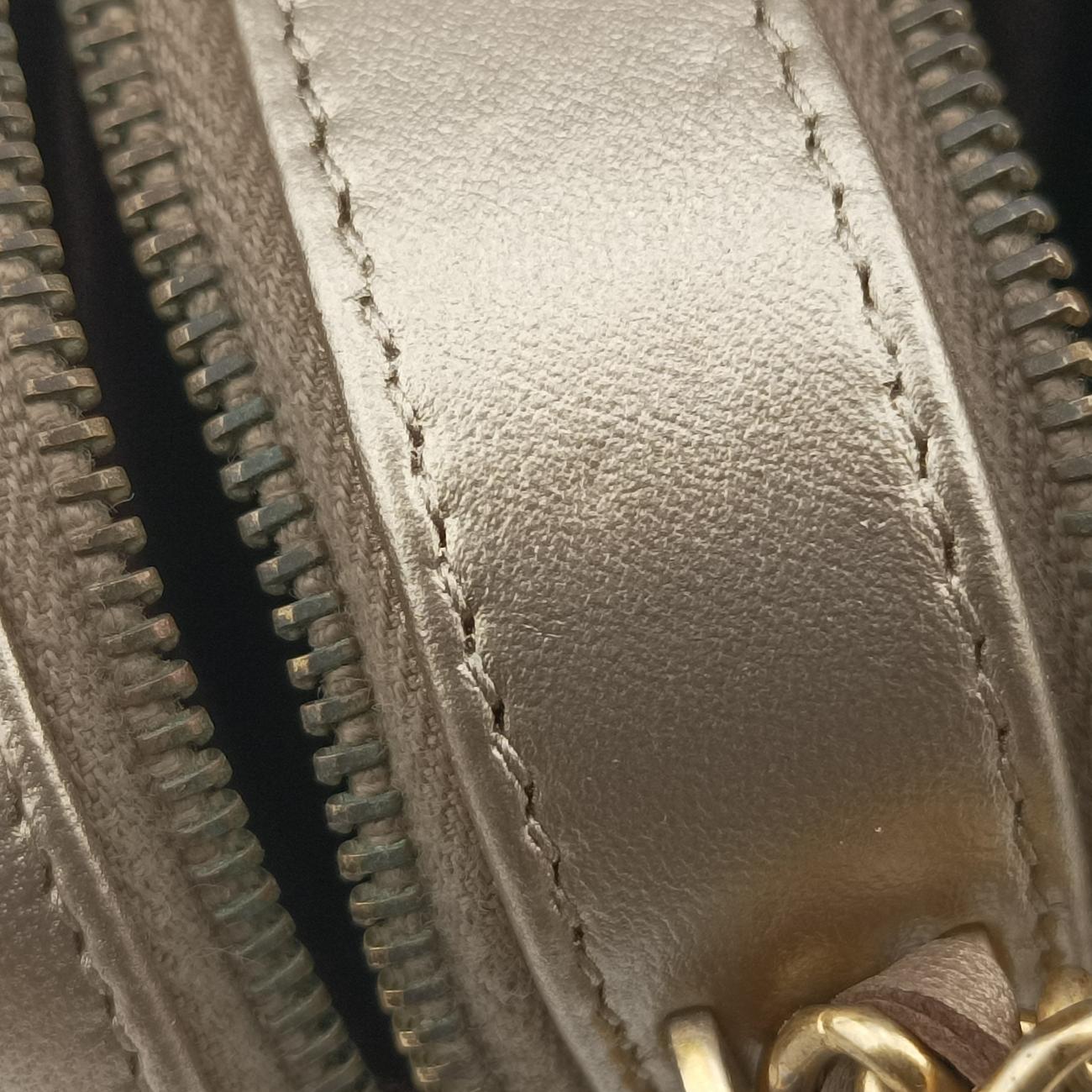 Secondhand Chanel Coco Boy Camera Case Golden caviar skin A92654 shoulderbag | stylenewstar