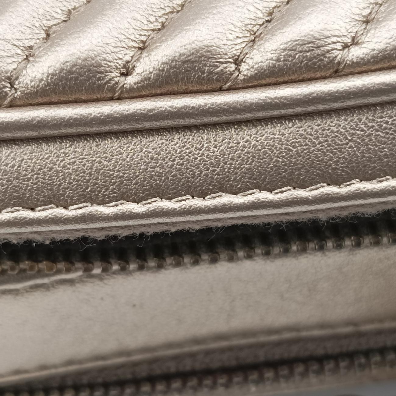 Secondhand Chanel Coco Boy Camera Case Golden caviar skin A92654 shoulderbag | stylenewstar