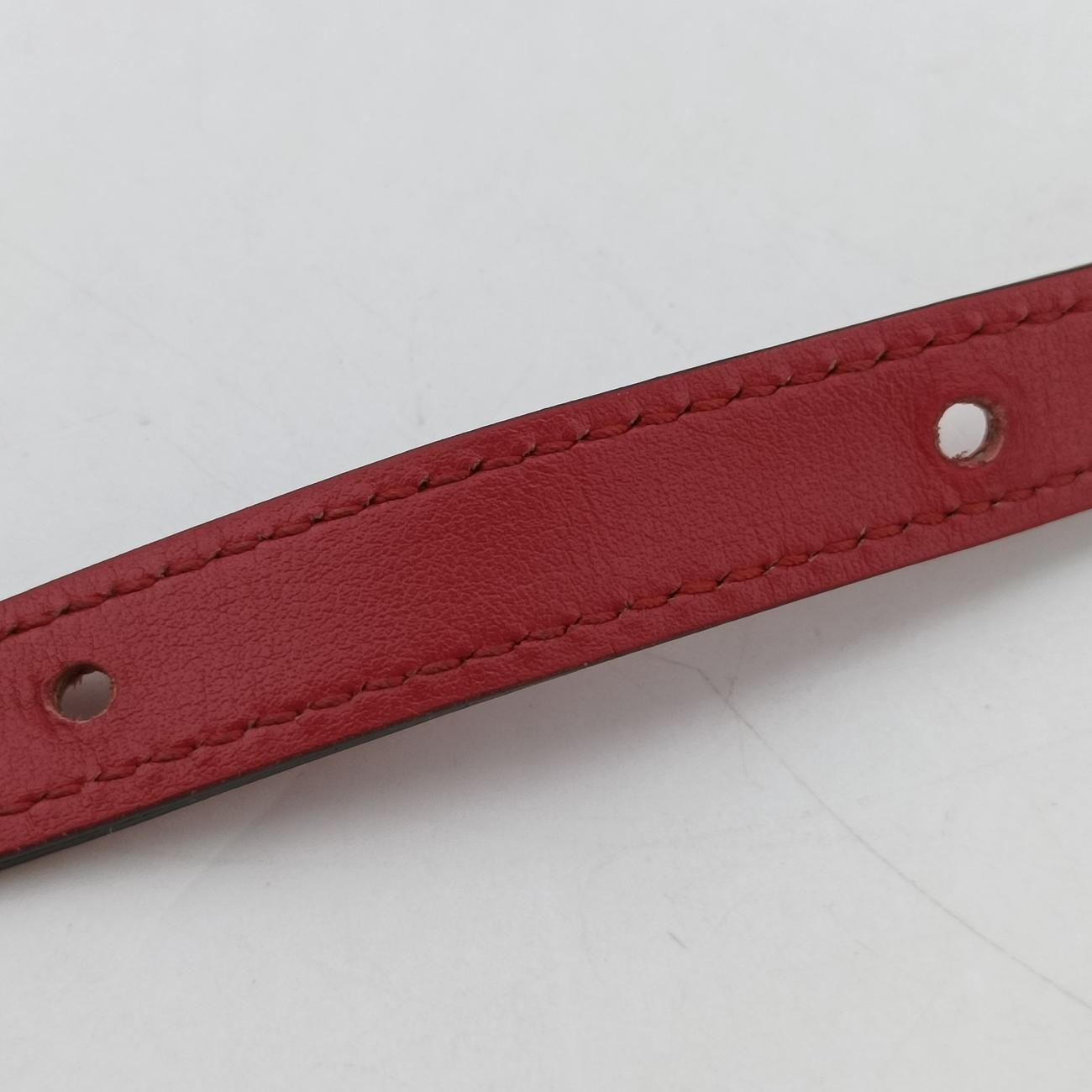 Pre-owned Gucci GG Marmont Red Leather 447632 shoulderbag | stylenewstar