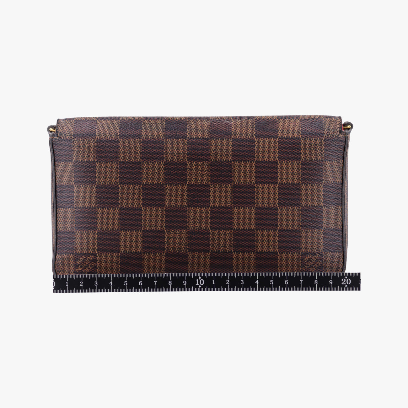Pochette FéLICIE EBENE Damier Canvas ICチップ