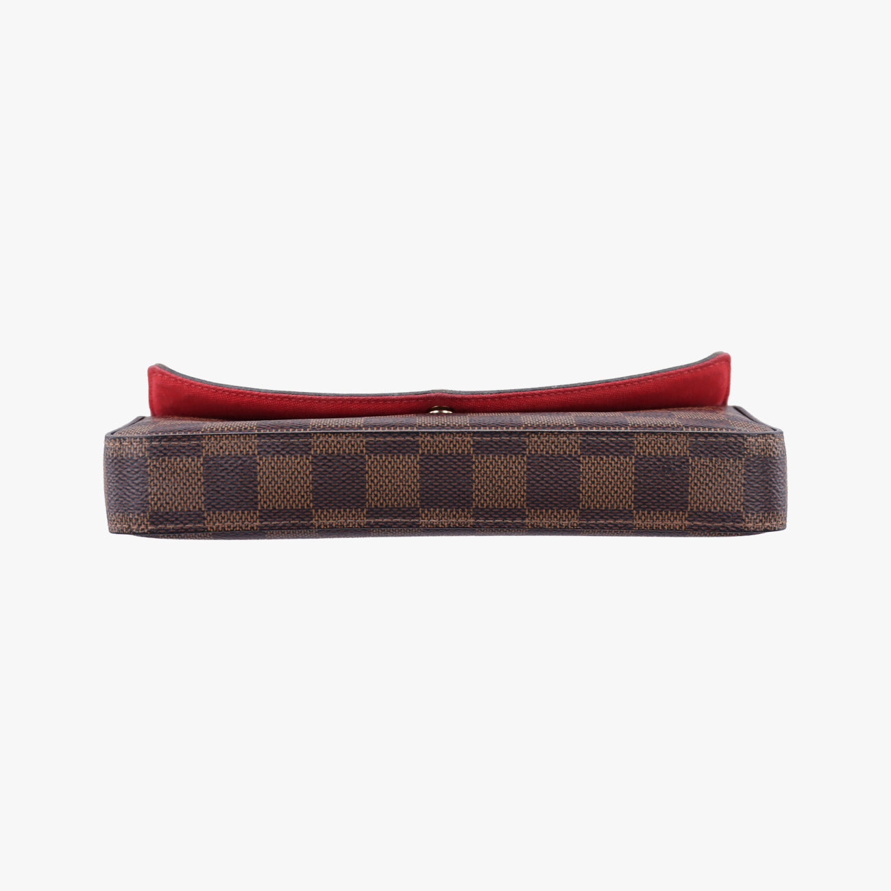 Pochette FéLICIE EBENE Damier Canvas ICチップ