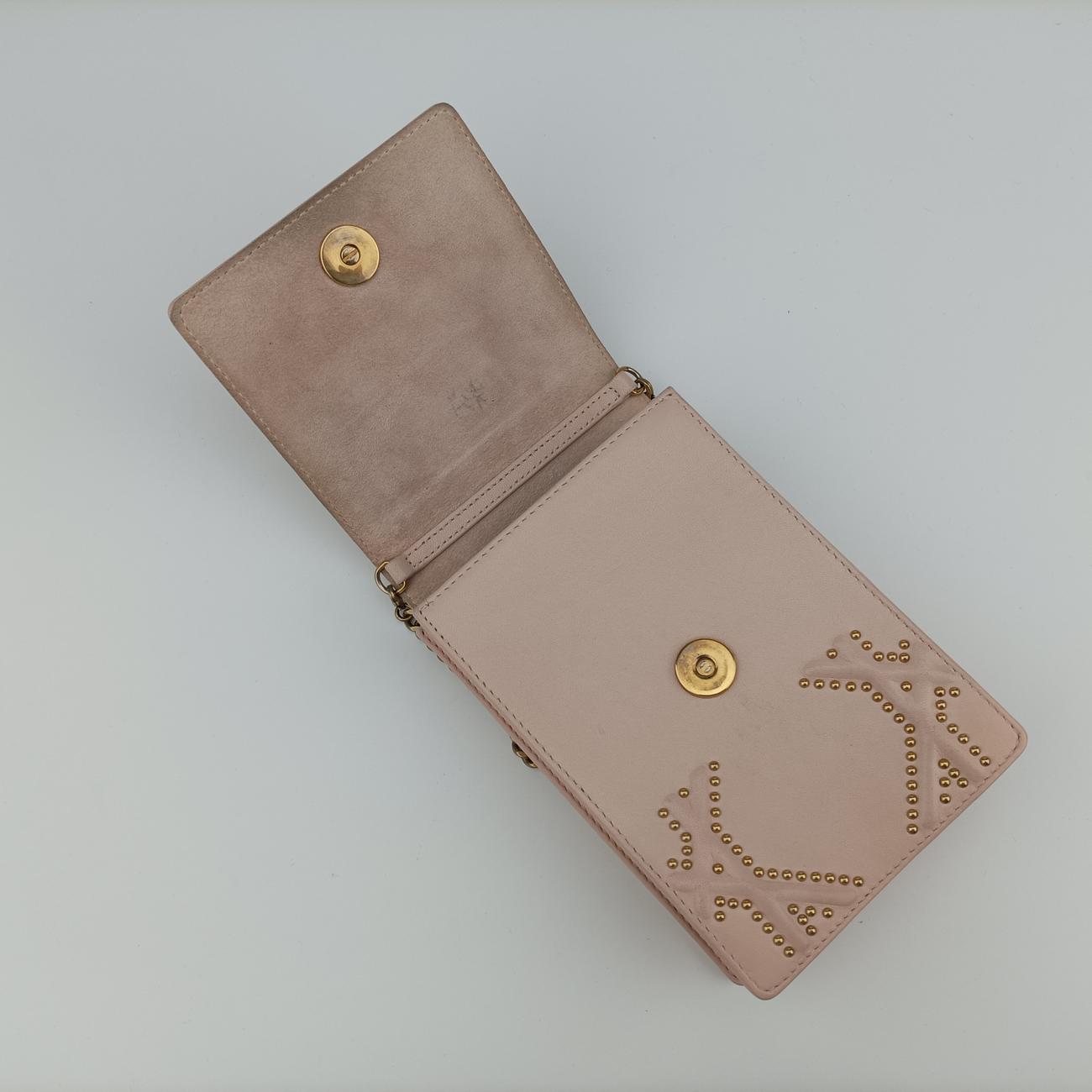 Pre-owned Christian Dior Diorama Pink Leather  shoulderbag | stylenewstar