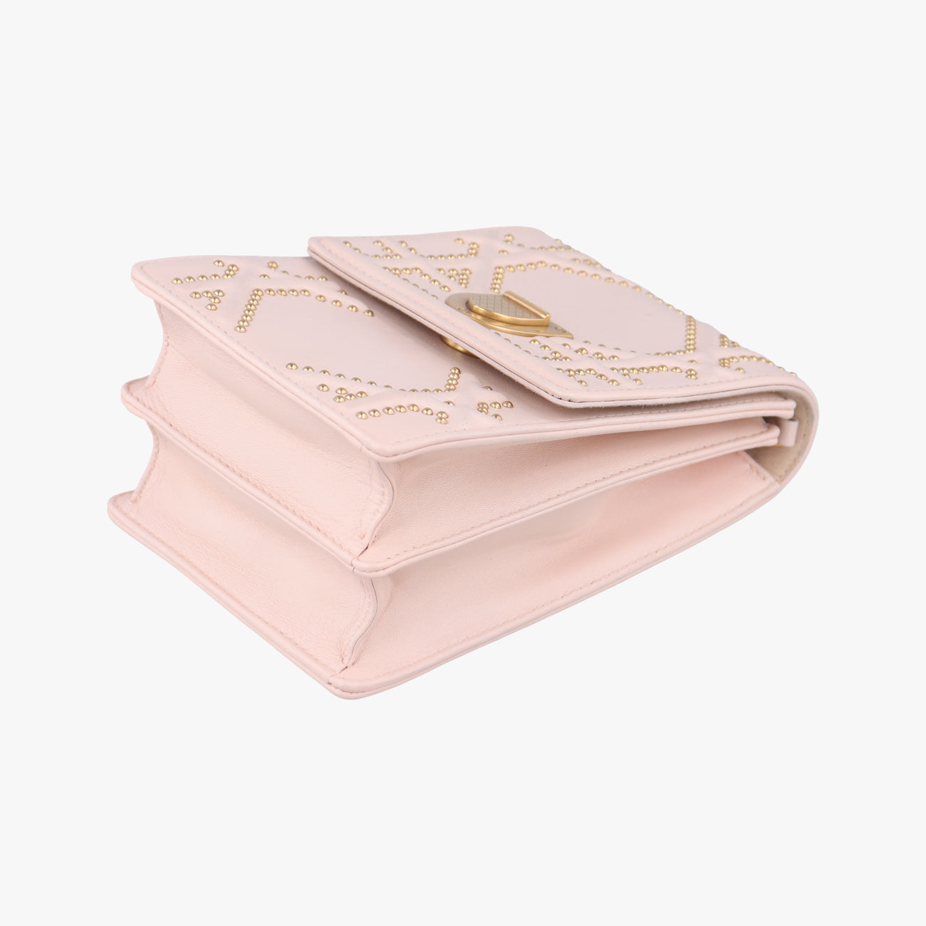 Pre-owned Christian Dior Diorama Pink Leather  shoulderbag | stylenewstar