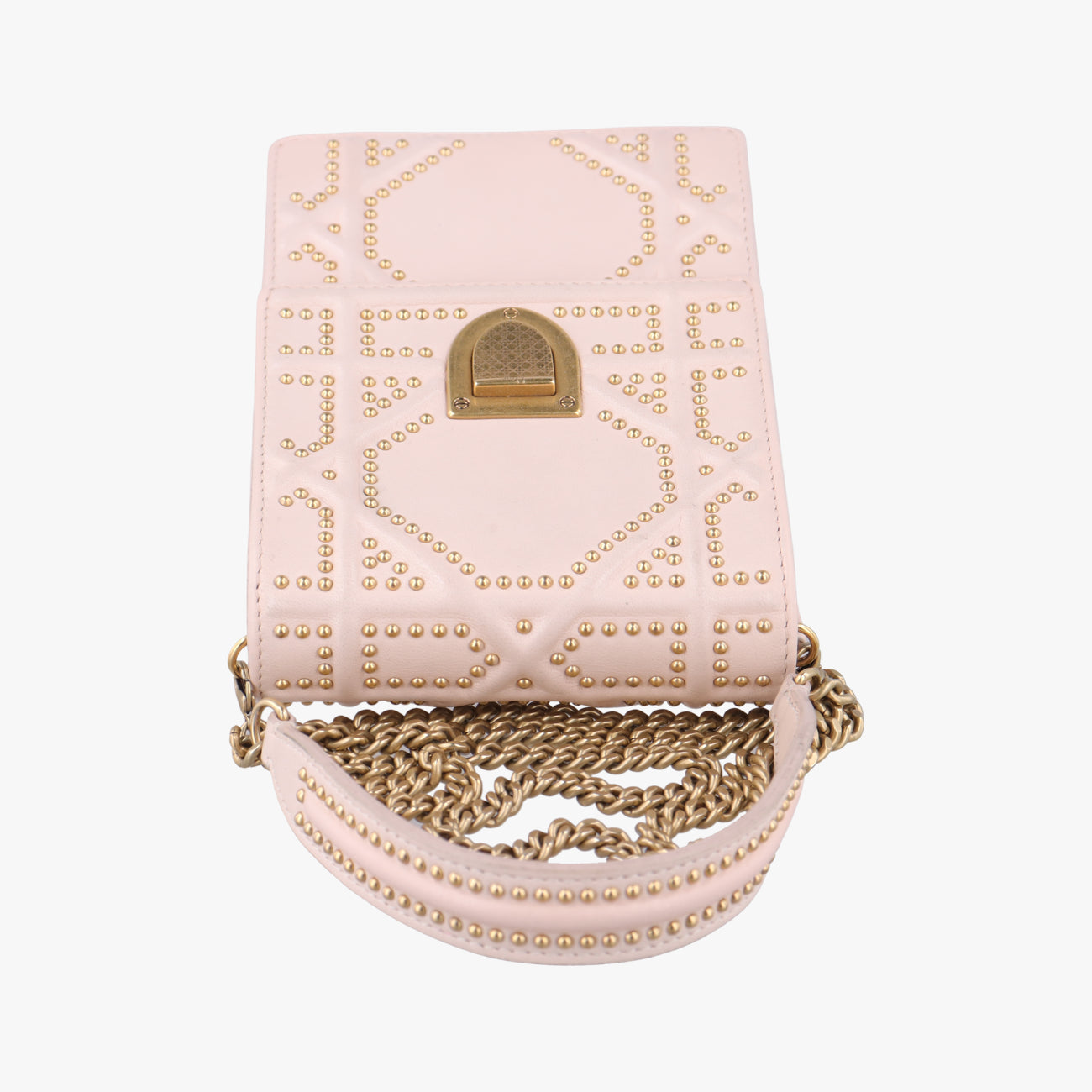 Pre-owned Christian Dior Diorama Pink Leather  shoulderbag | stylenewstar