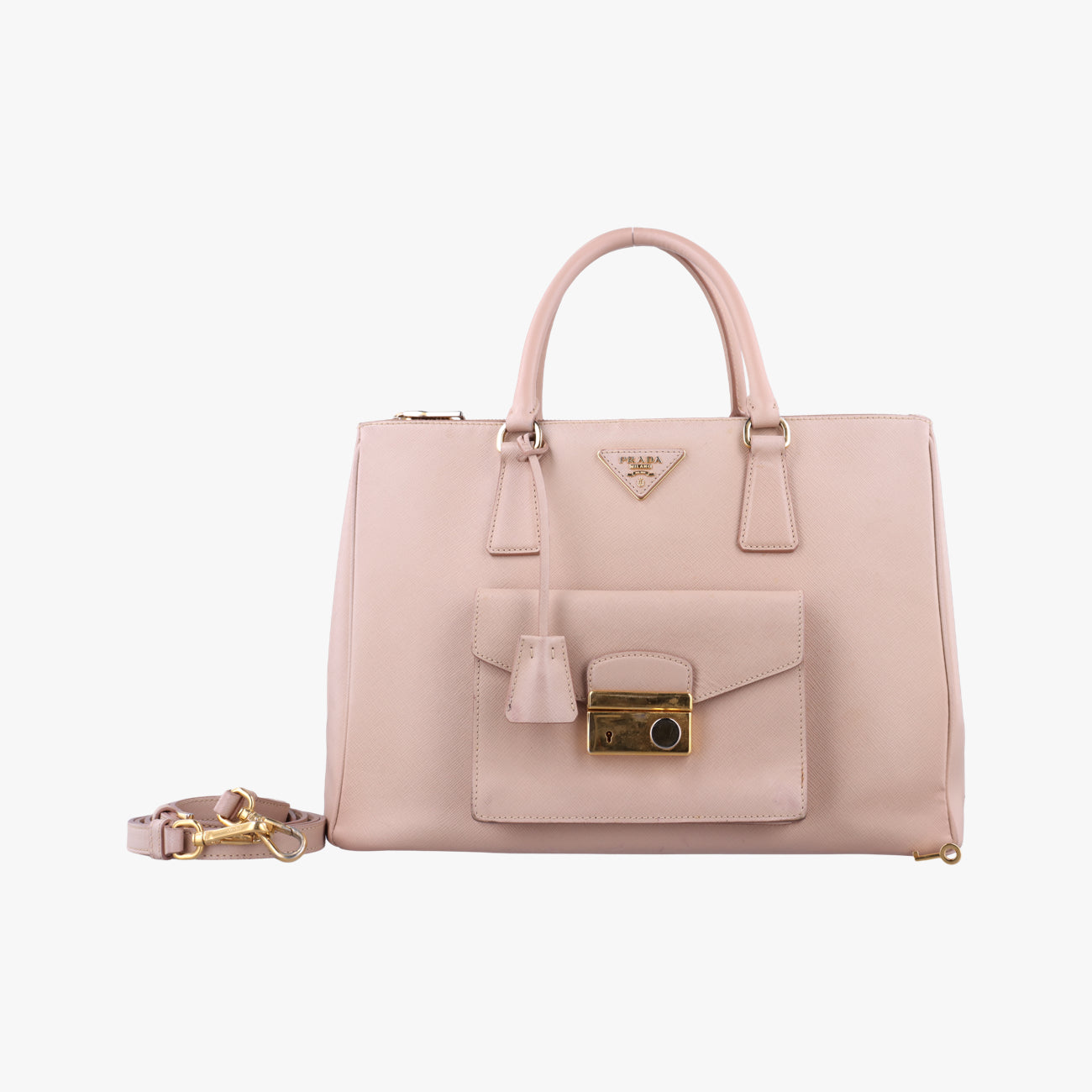 Galleria Pink SAFFIANO　Leather 7 O