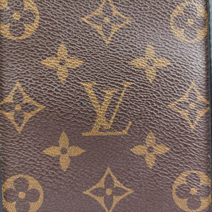 Monogram Macassar Porte Documents Voyage brown Monogram Canvas GI2176