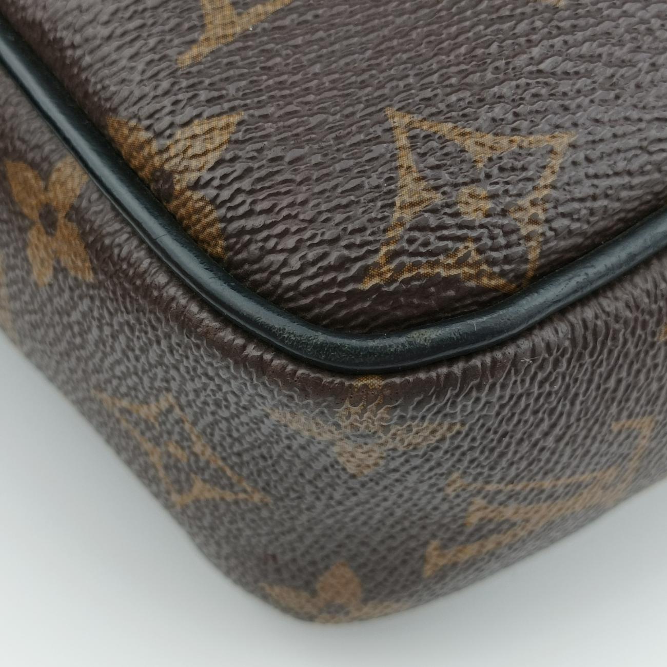 Monogram Macassar Porte Documents Voyage brown Monogram Canvas GI2176