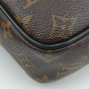 Monogram Macassar Porte Documents Voyage brown Monogram Canvas GI2176