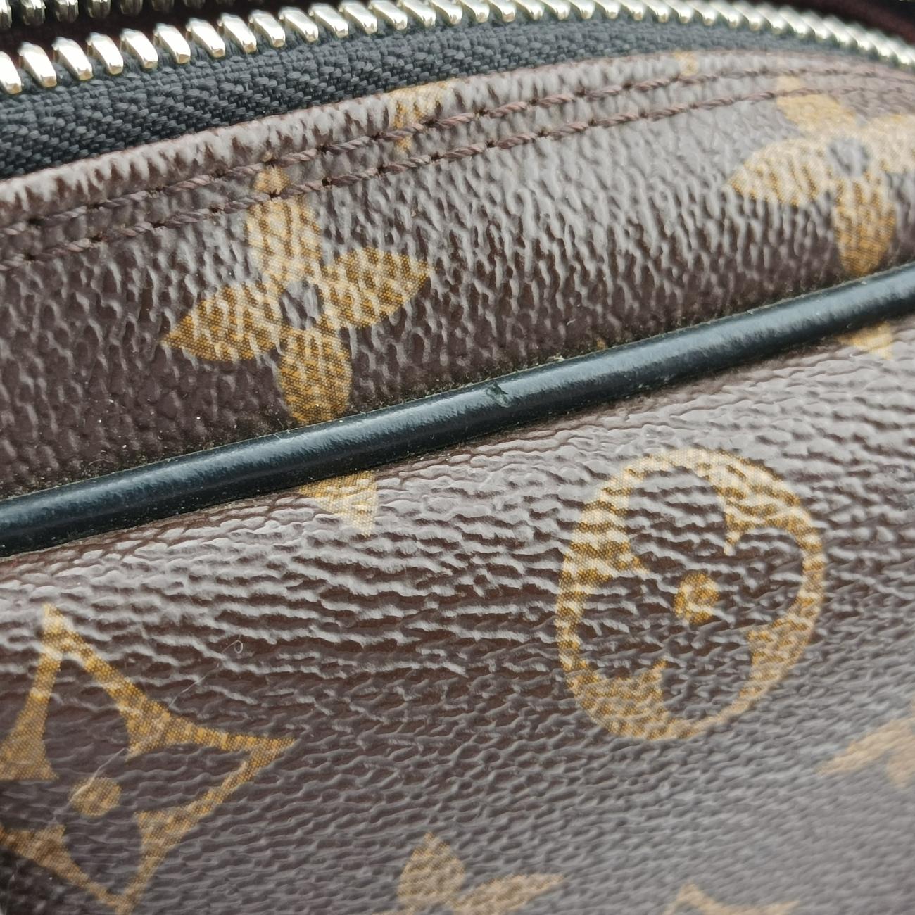 Monogram Macassar Porte Documents Voyage brown Monogram Canvas GI2176