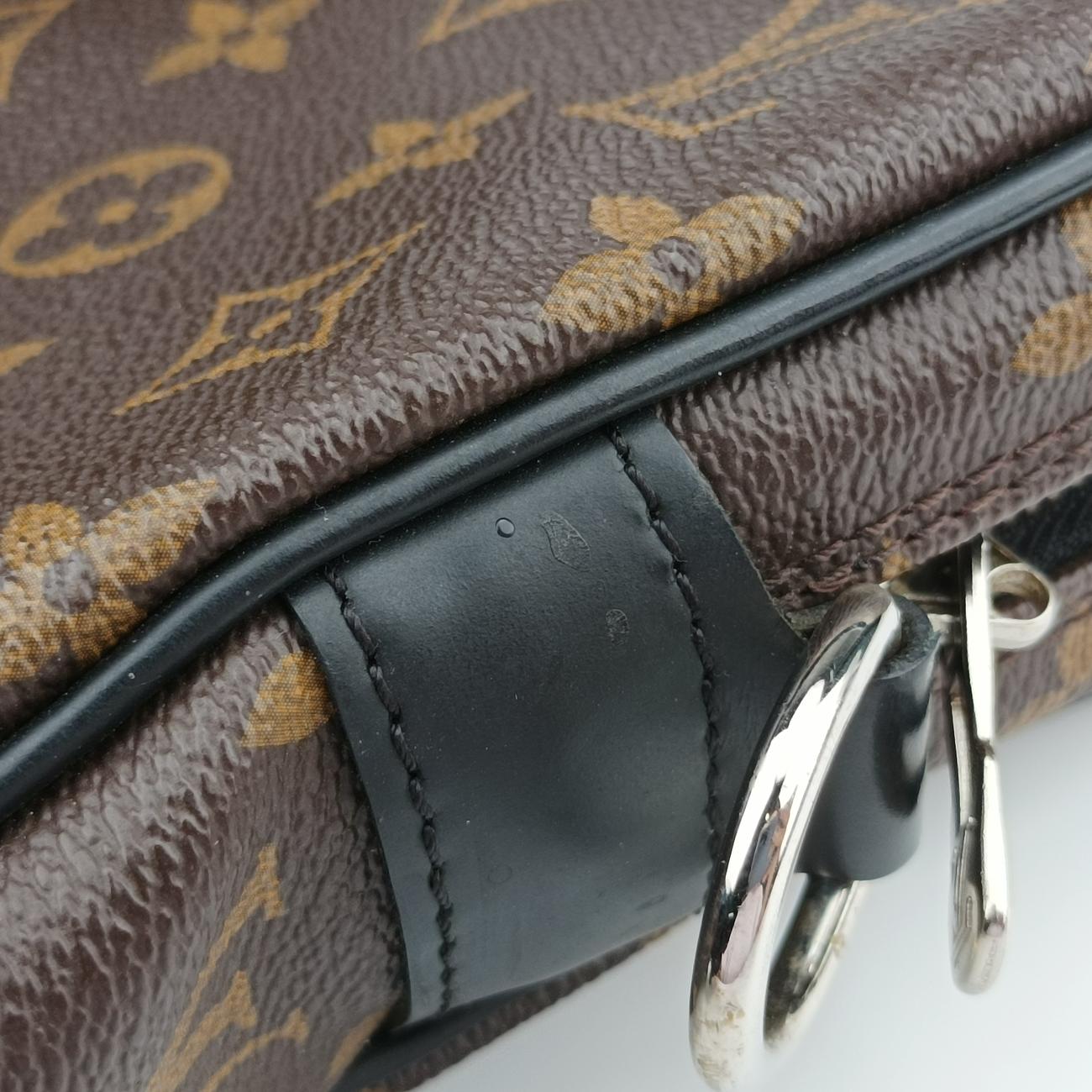 Monogram Macassar Porte Documents Voyage brown Monogram Canvas GI2176
