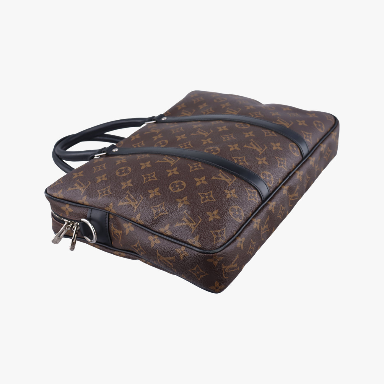 Monogram Macassar Porte Documents Voyage brown Monogram Canvas GI2176