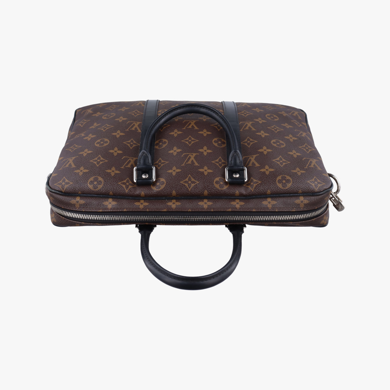 Monogram Macassar Porte Documents Voyage brown Monogram Canvas GI2176