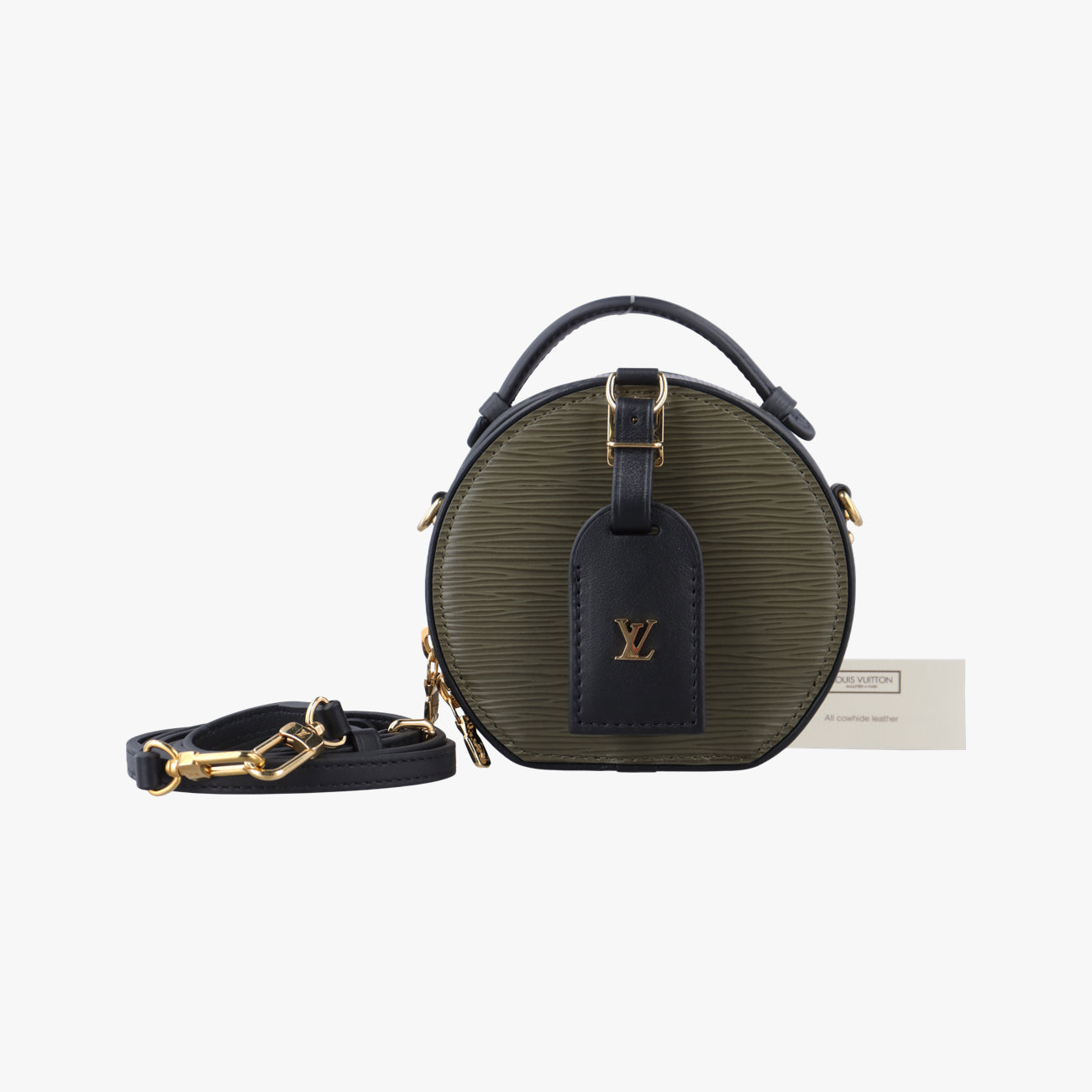 Pre-owned Louis Vuitton hat box Green Epi R96001 shoulderbag | stylenewstar