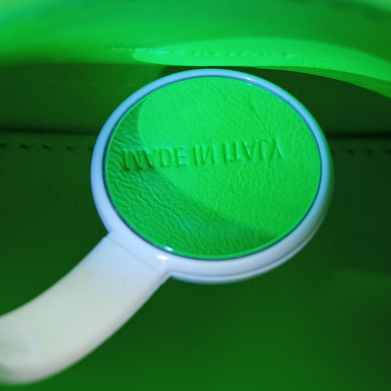 Pre-owned Balenciaga Hourglass Green×Black Leather  shoulderbag | stylenewstar