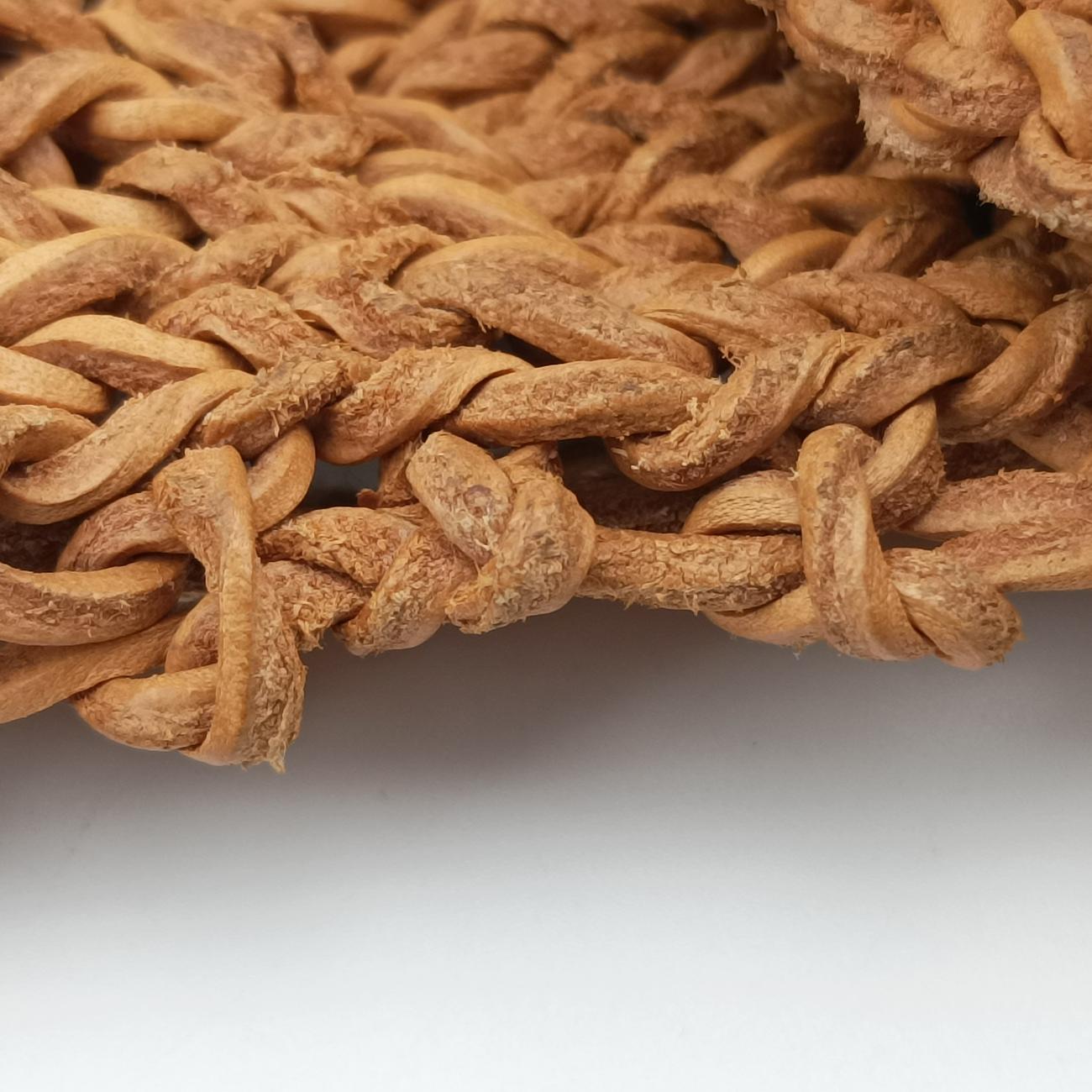 Pre-owned Chanel Pochette Logo Brown Leather A14701 shoulderbag | stylenewstar