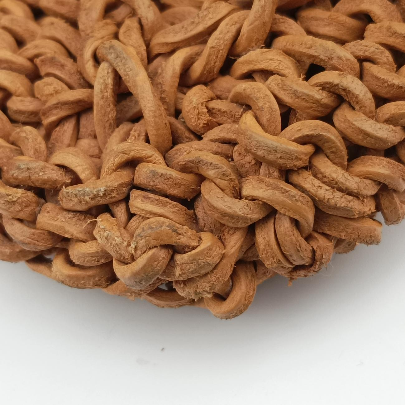 Pre-owned Chanel Pochette Logo Brown Leather A14701 shoulderbag | stylenewstar