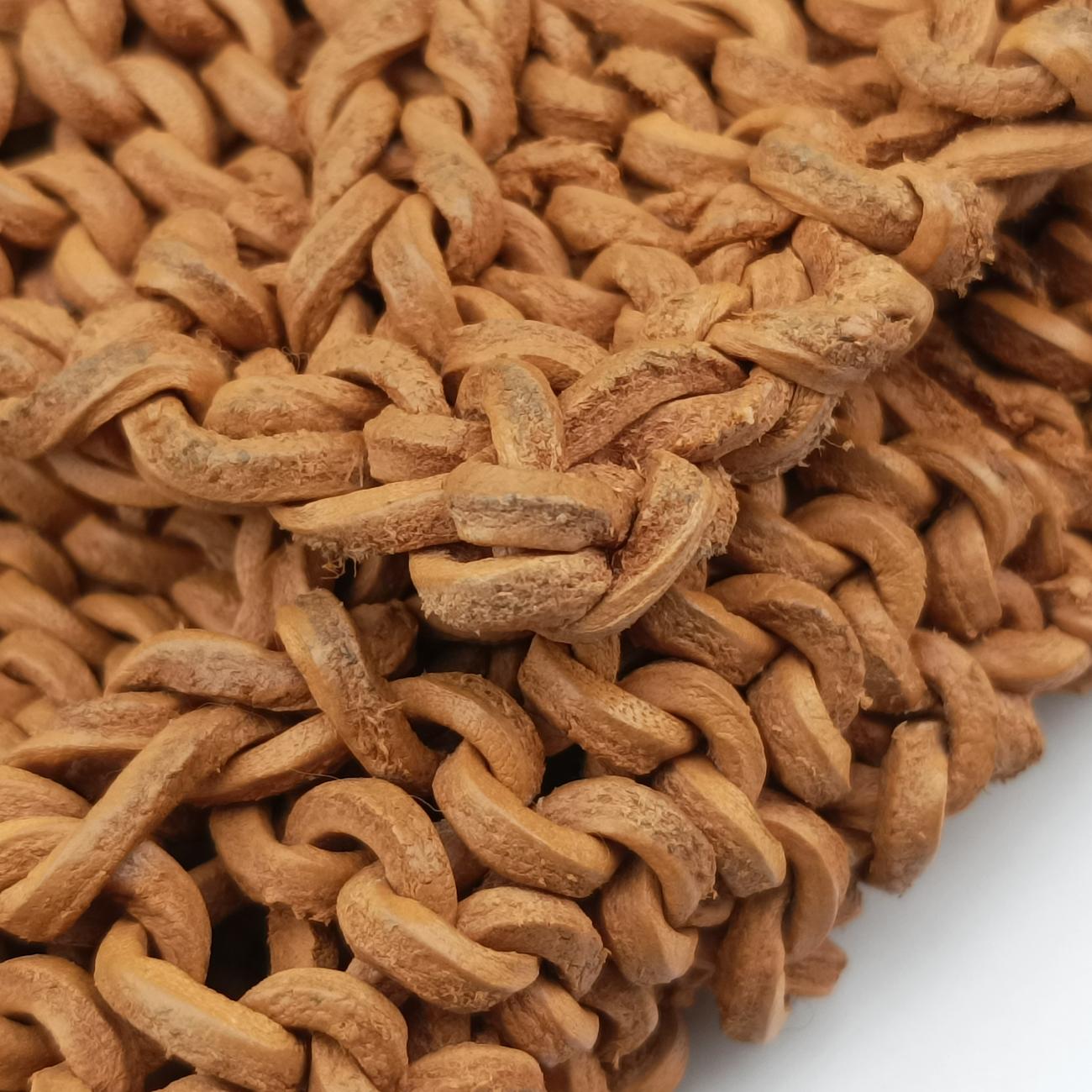 Pre-owned Chanel Pochette Logo Brown Leather A14701 shoulderbag | stylenewstar