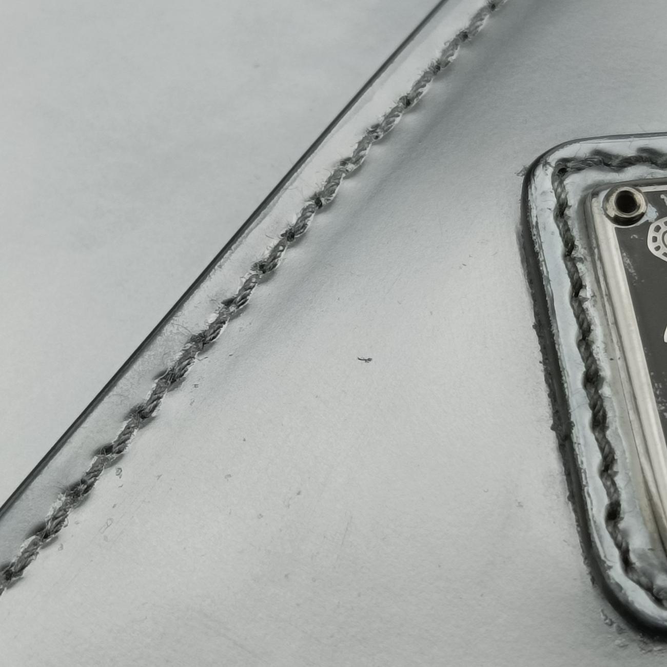 Pre-owned Prada Cleo Flap Silver Leather  shoulderbag | stylenewstar