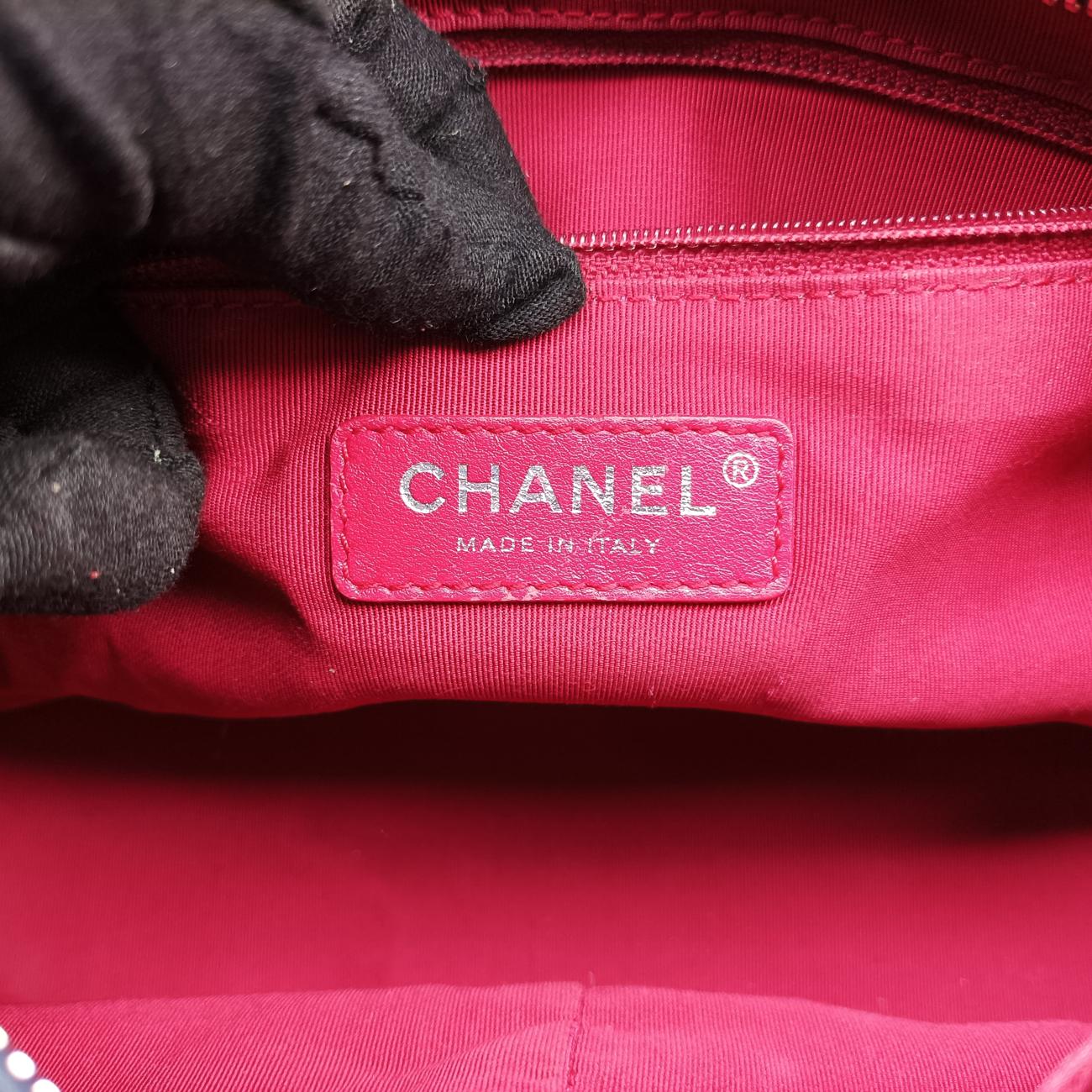 Vintage Chanel GABRIELLE Black×navy Leather A93824 shoulderbag | stylenewstar