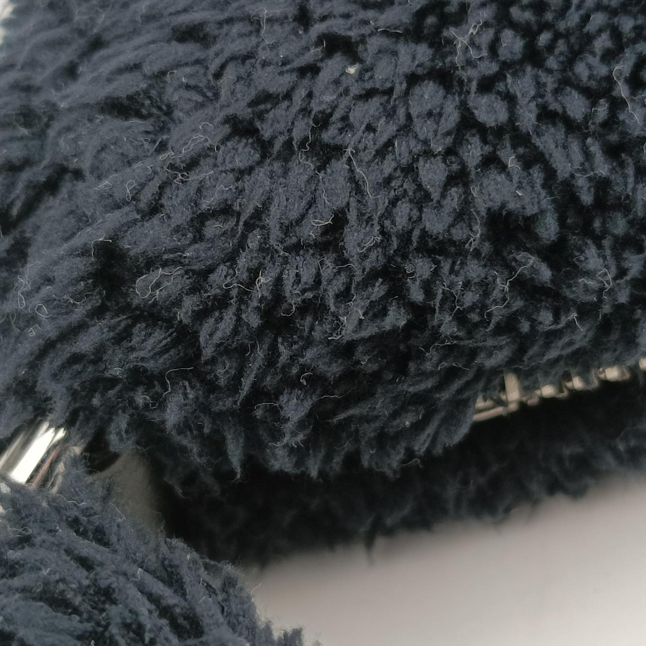 Secondhand Prada Triangle Terry Black×White Pile 1NE043 shoulderbag | stylenewstar