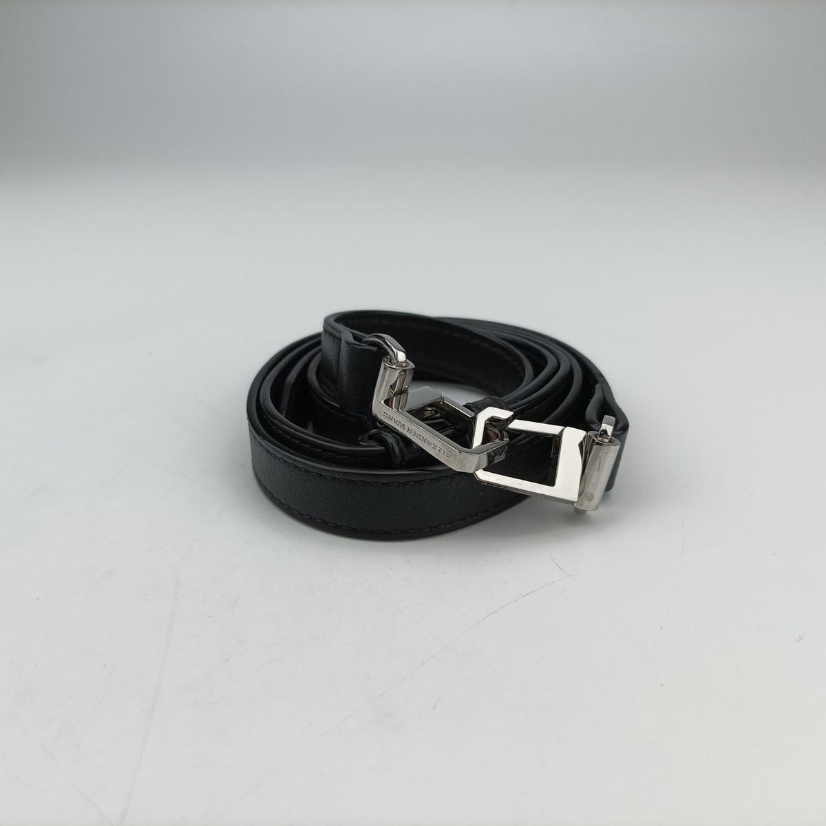Pre-owned Alexander Wang Flap Black×white Leather  crossbodybag | stylenewstar