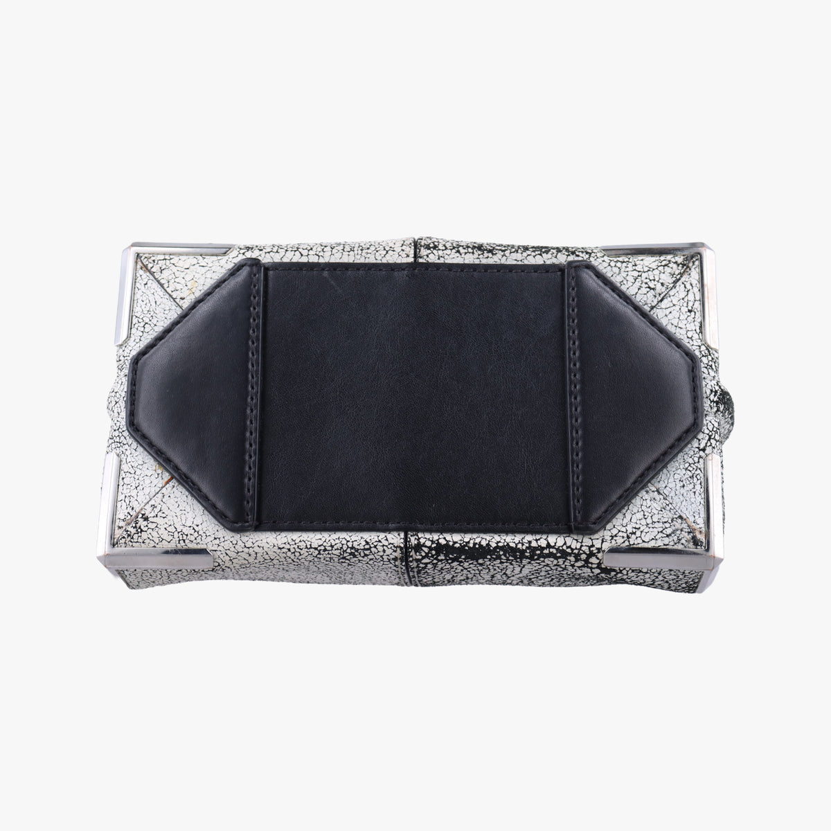 Pre-owned Alexander Wang Flap Black×white Leather  crossbodybag | stylenewstar
