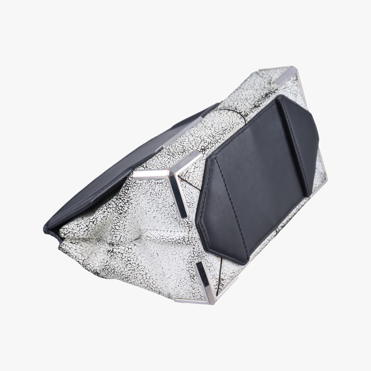 Pre-owned Alexander Wang Flap Black×white Leather  crossbodybag | stylenewstar