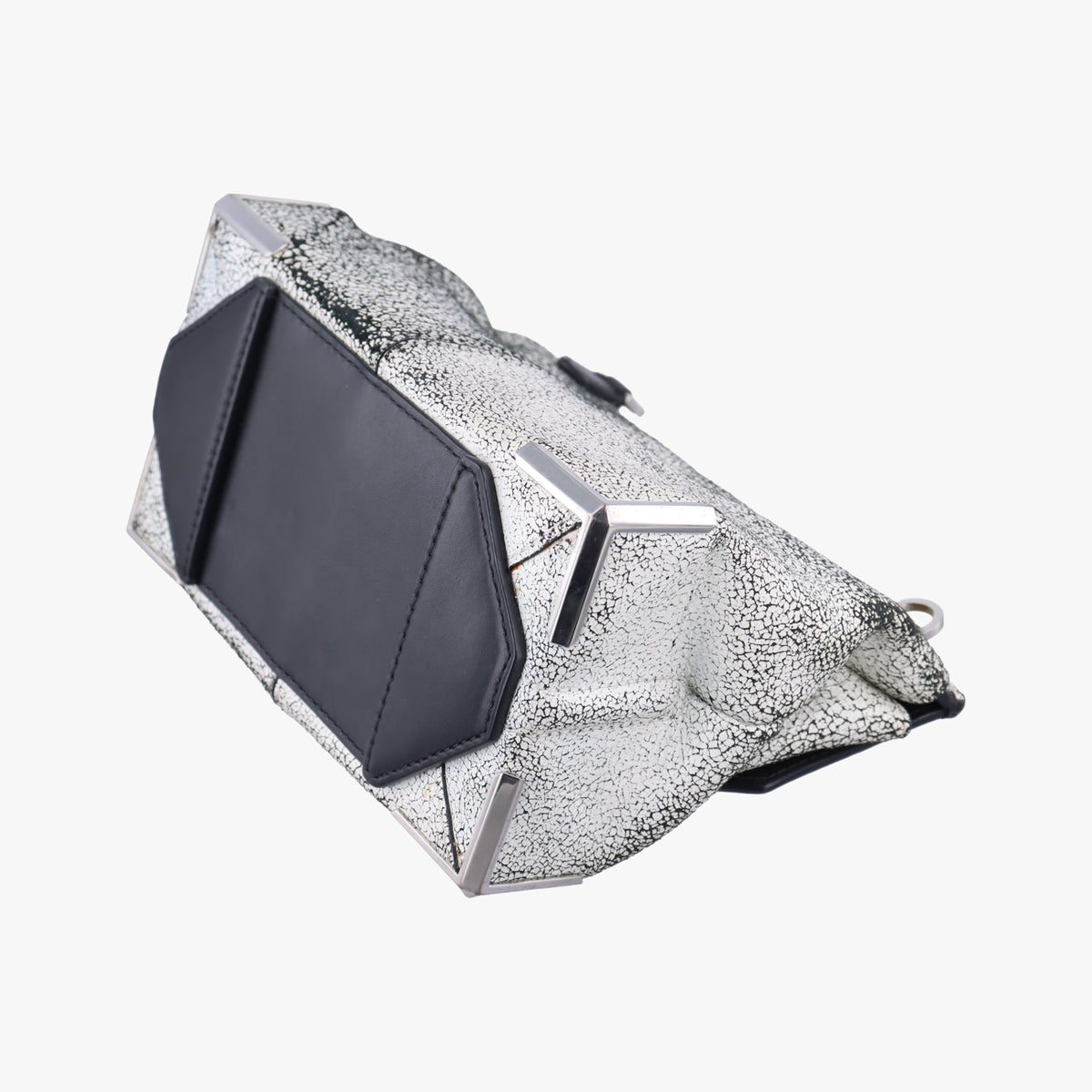 Pre-owned Alexander Wang Flap Black×white Leather  crossbodybag | stylenewstar