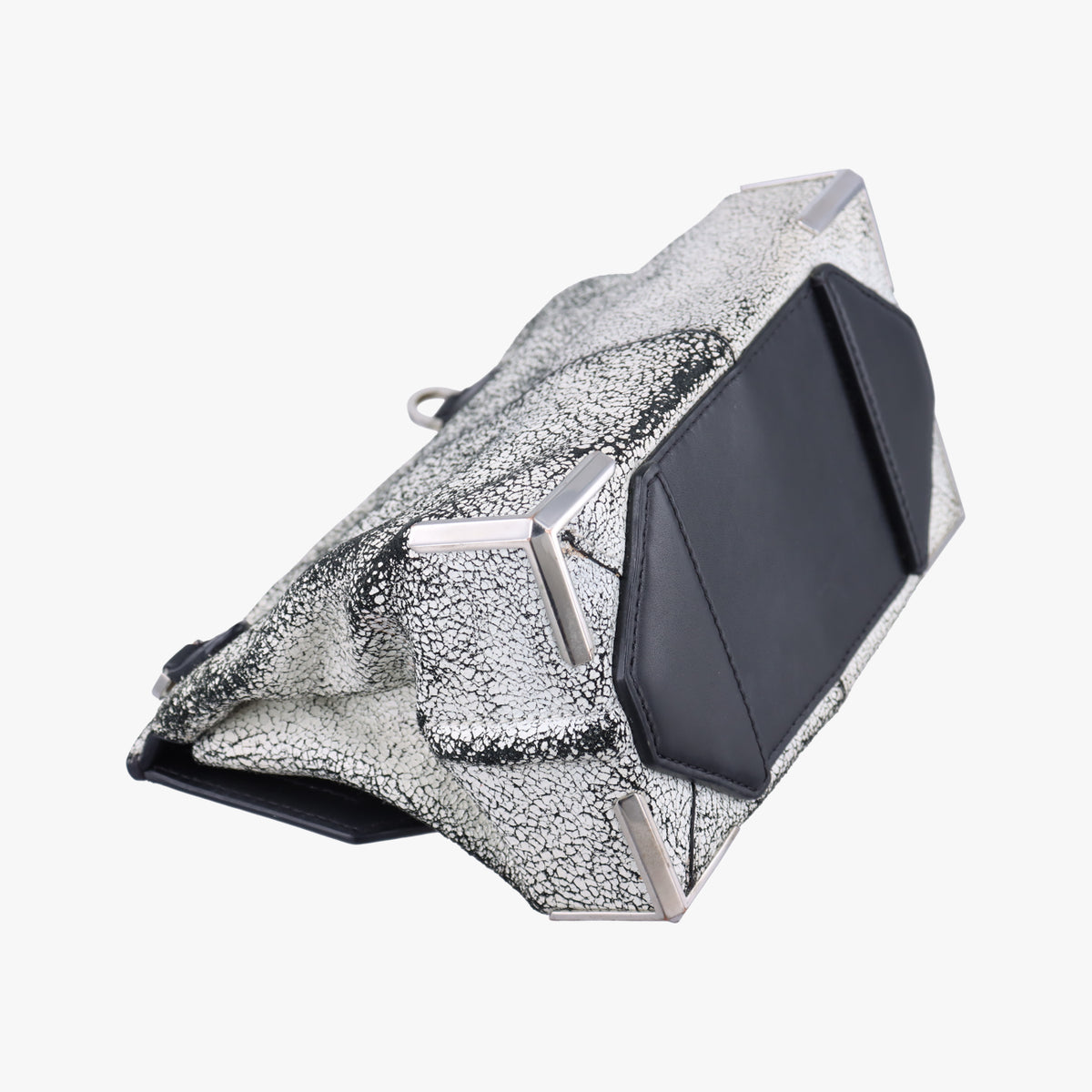 Pre-owned Alexander Wang Flap Black×white Leather  crossbodybag | stylenewstar