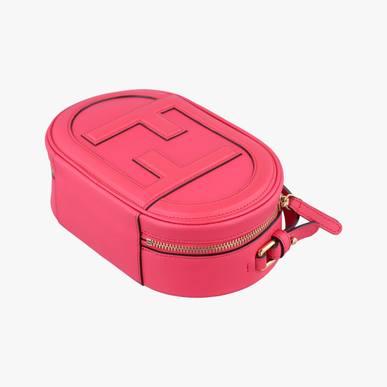 Secondhand Fendi Aurock Camera Case Mini Pink Leather 8BS058 shoulderbag | stylenewstar