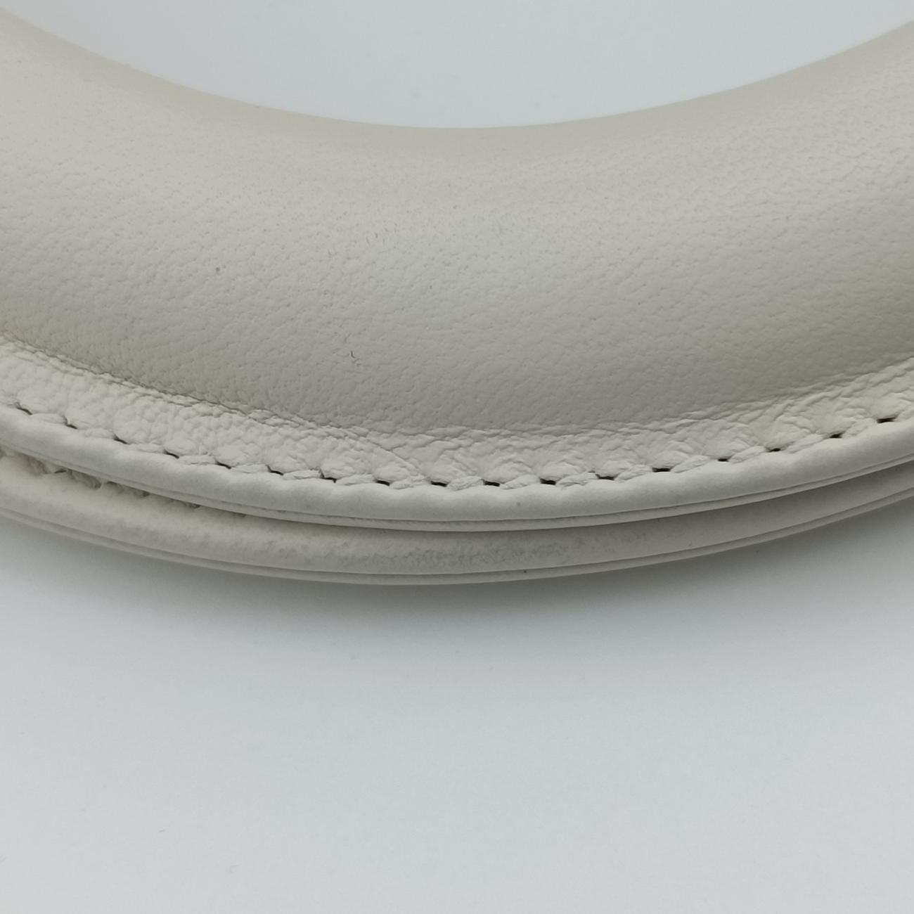 Vintage Christian Dior Lady Dior White Leather  shoulderbag | stylenewstar