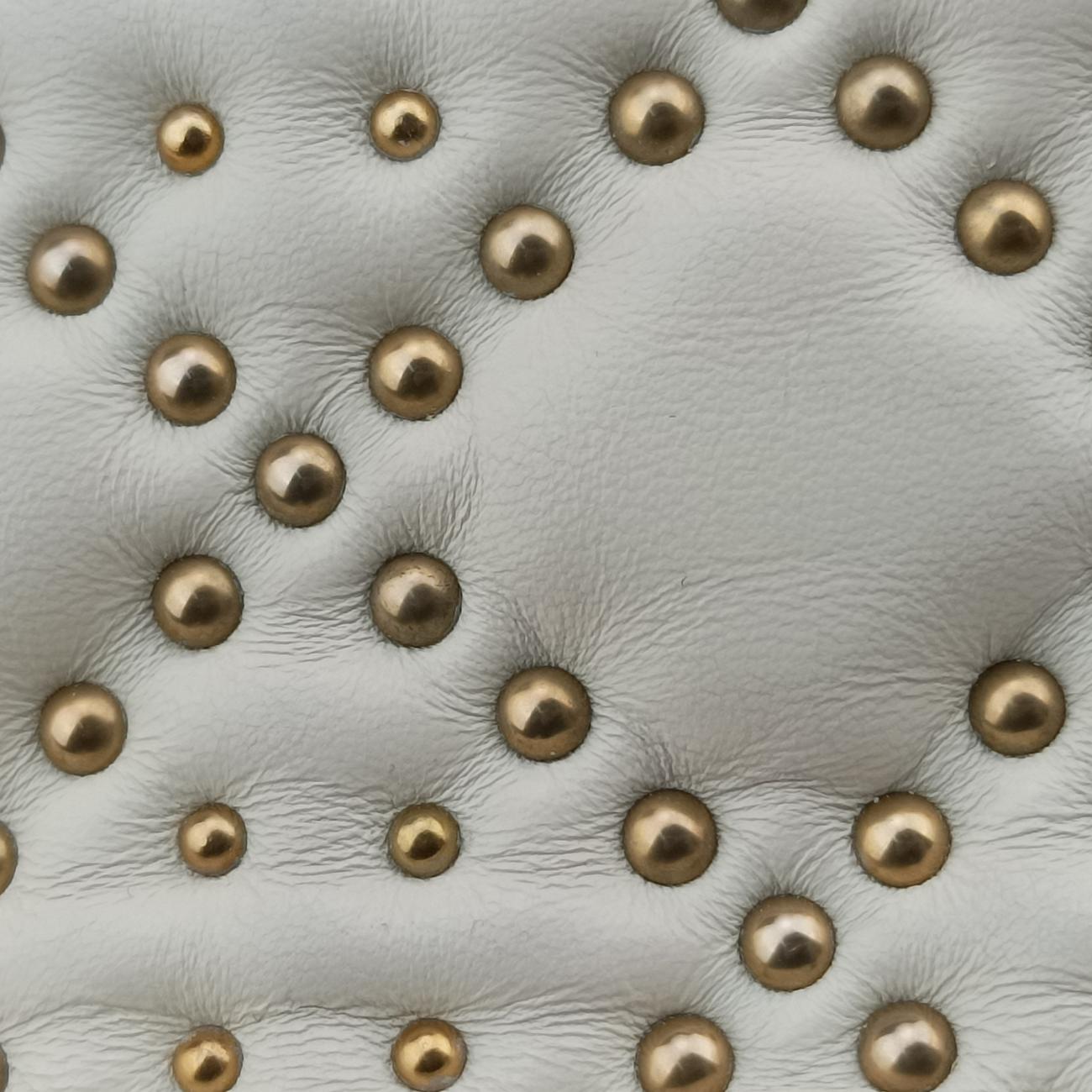 Vintage Christian Dior Lady Dior White Leather  shoulderbag | stylenewstar