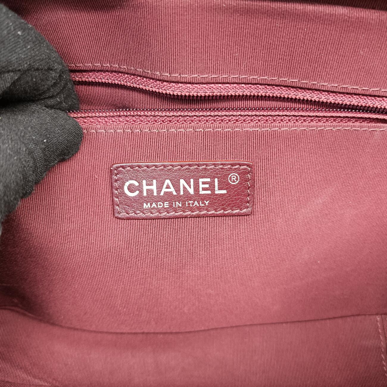 Pre-owned Chanel Coco Boy Camera Case Red Lambskin A92656 shoulderbag | stylenewstar