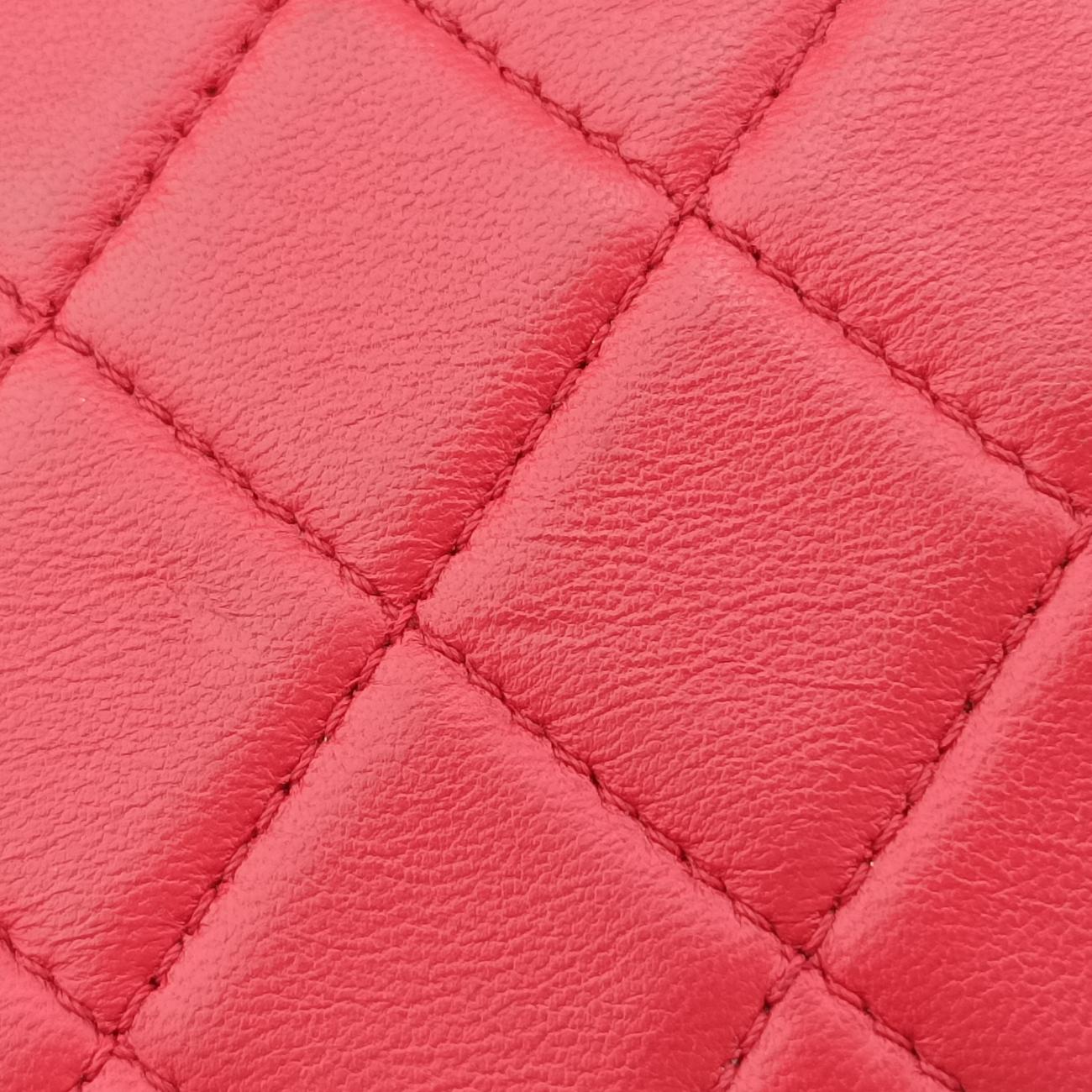 Pre-owned Chanel Coco Boy Camera Case Red Lambskin A92656 shoulderbag | stylenewstar