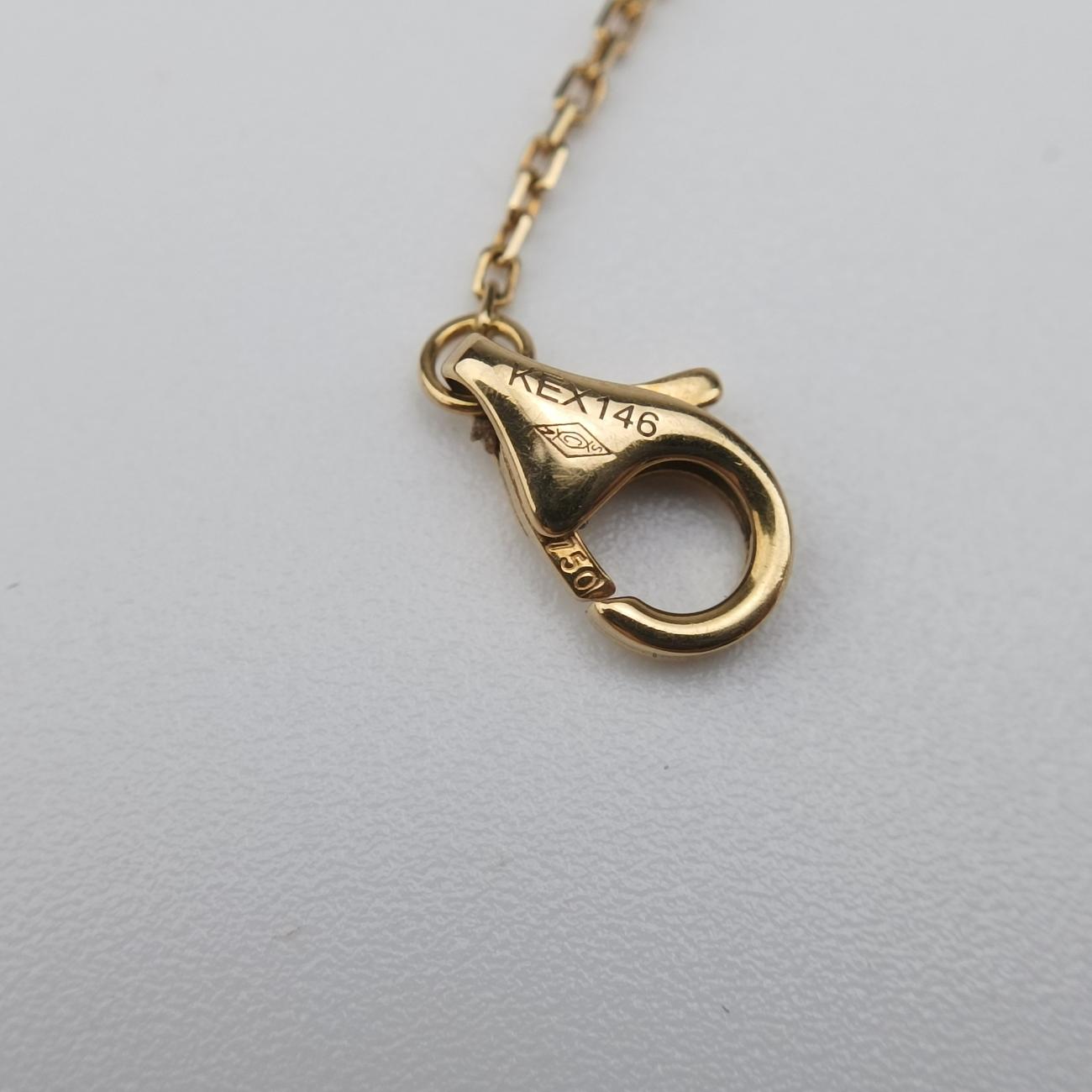 Amulette de Cartier Golden×white AU750 KEX146