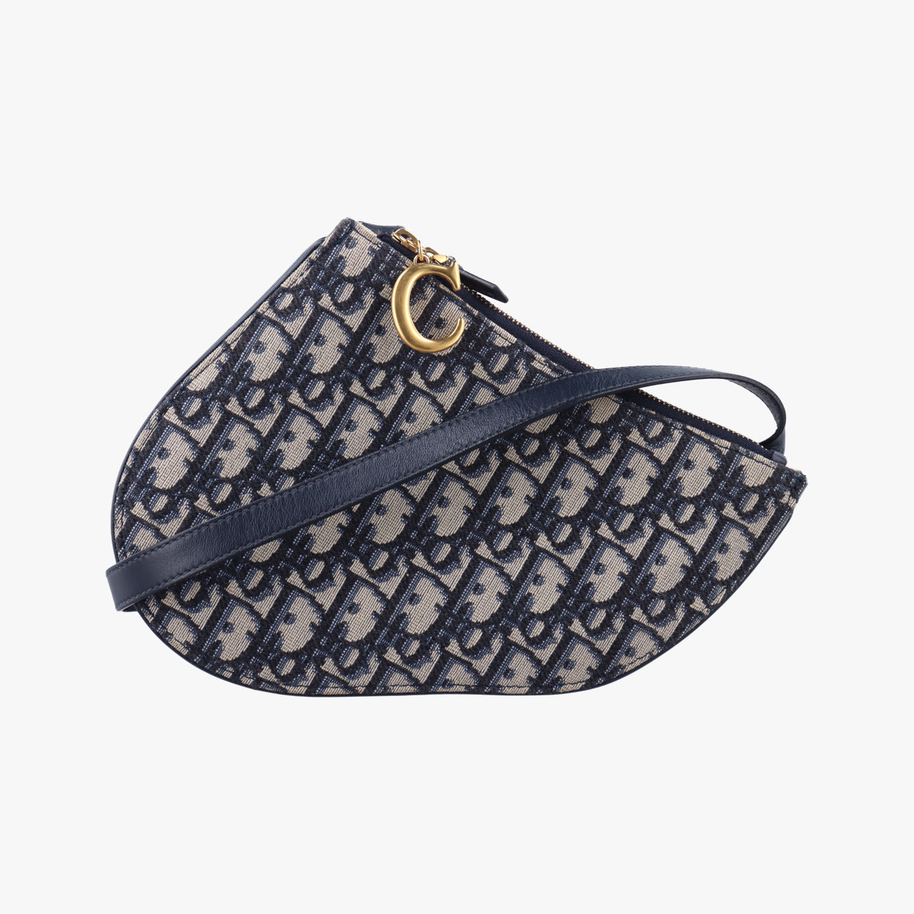 Saddle Navy×Gray Jacquard 12-MA-0139