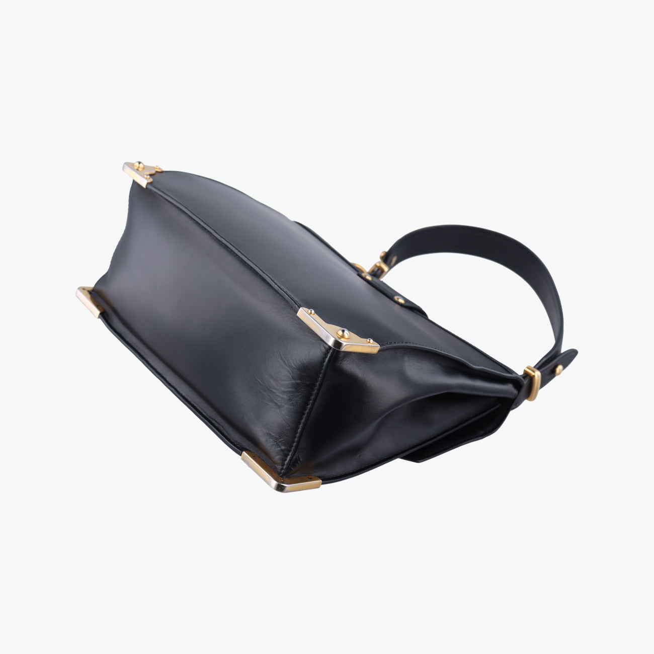 Pre-owned Prada Animalier Cahier Lions Head Black Leather 1BD089 shoulderbag | stylenewstar