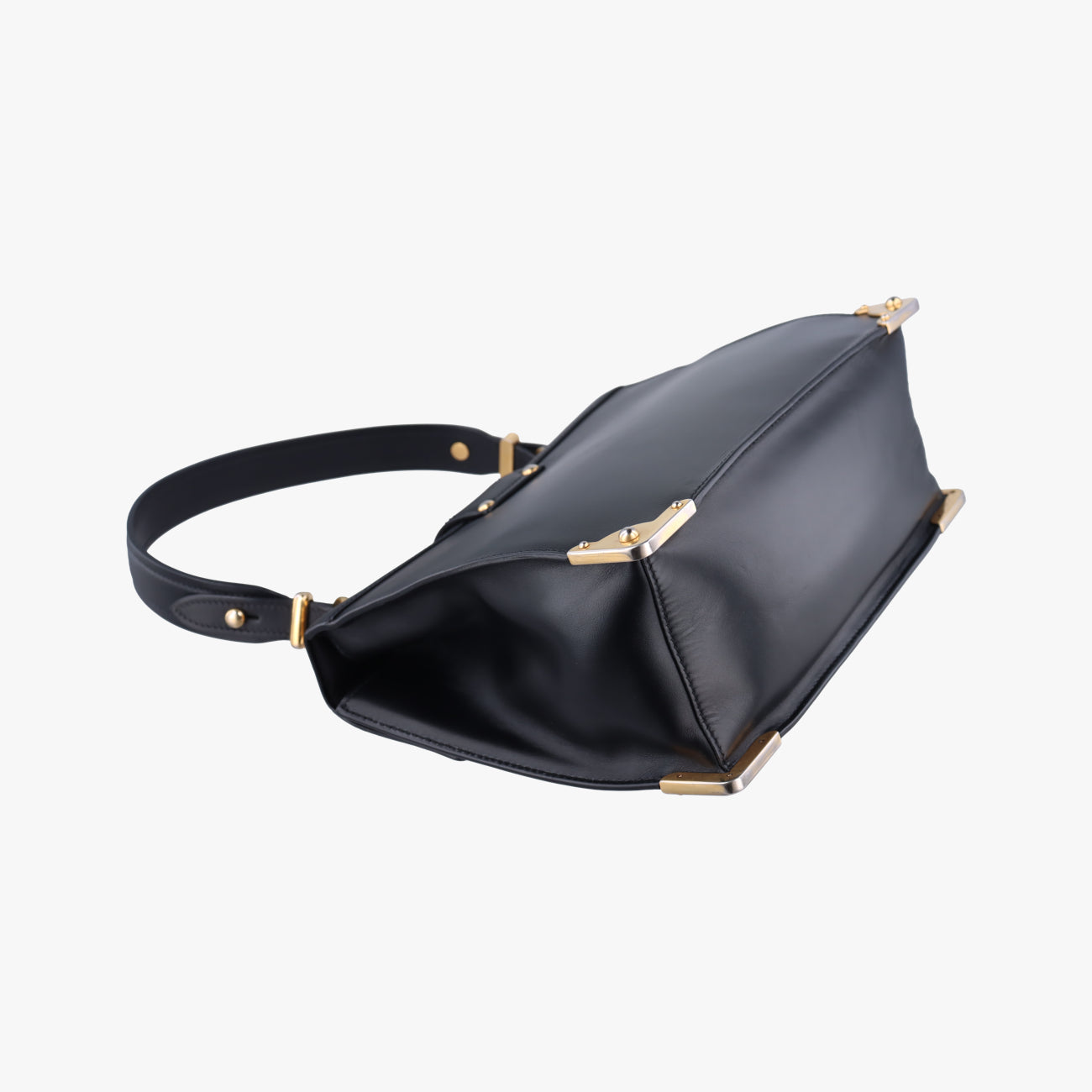 Pre-owned Prada Animalier Cahier Lions Head Black Leather 1BD089 shoulderbag | stylenewstar