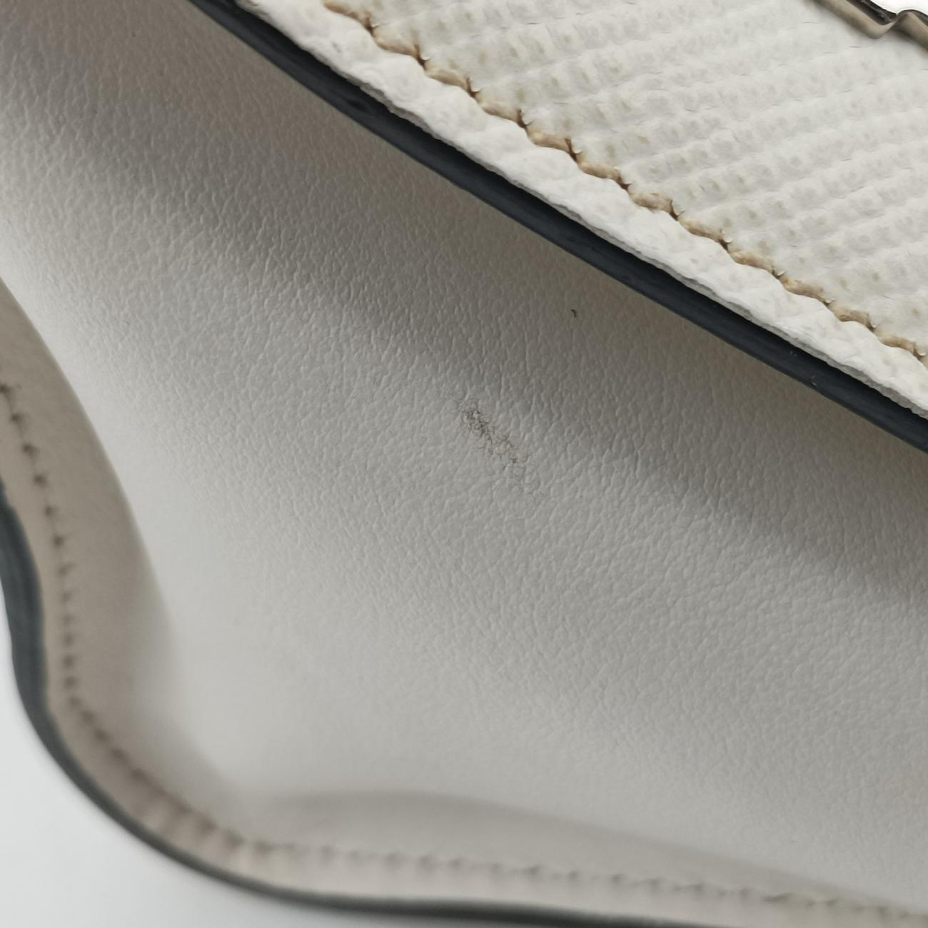 Monochrome Robot White SAFFIANO Leather 7/D