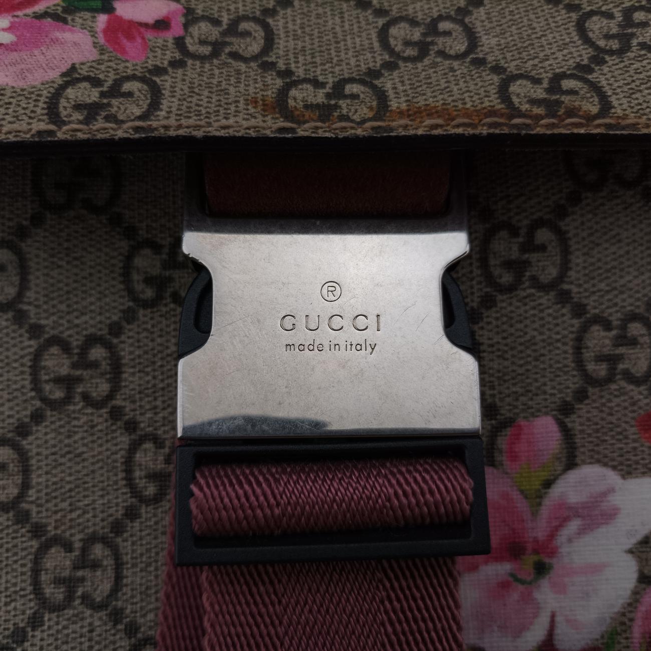 Pre-owned Gucci GG Blooms Beige×Multicolour PVC coated canvas 405019 backpack/rucksack | stylenewstar