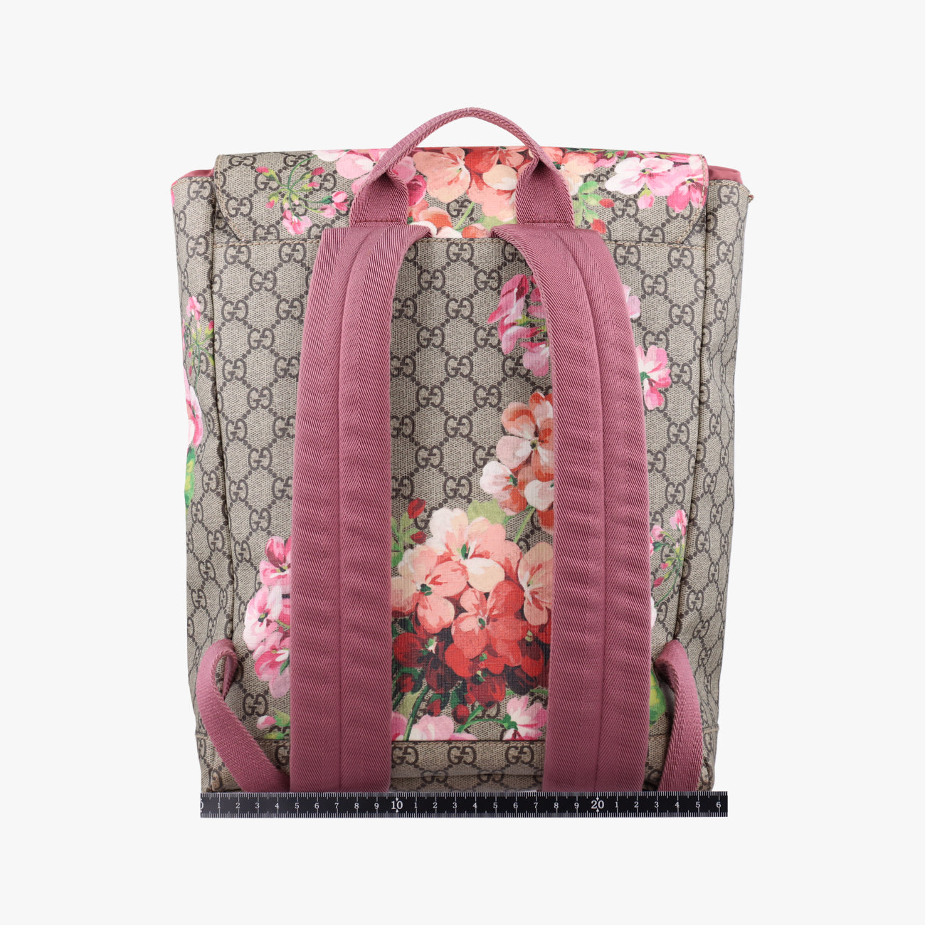 Pre-owned Gucci GG Blooms Beige×Multicolour PVC coated canvas 405019 backpack/rucksack | stylenewstar