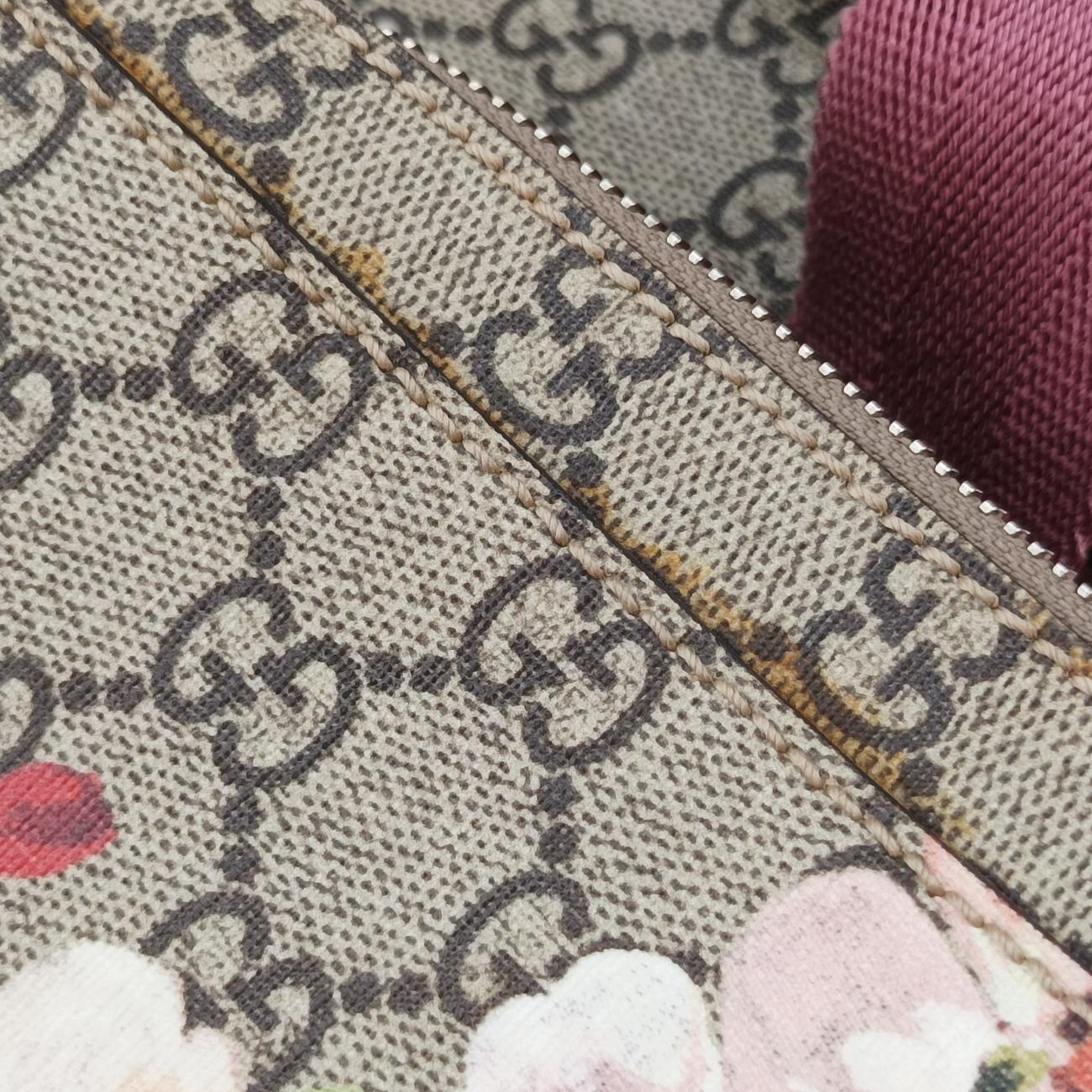 Pre-owned Gucci GG Blooms Beige×Multicolour PVC coated canvas 405019 backpack/rucksack | stylenewstar