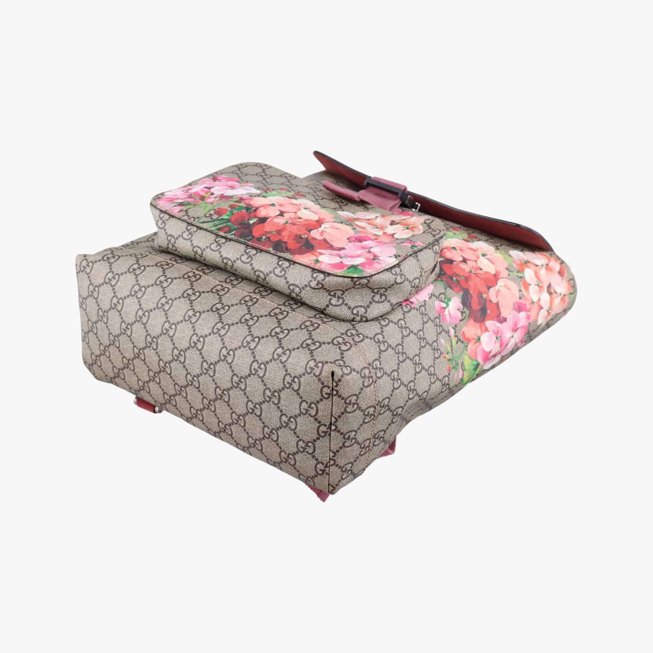 Pre-owned Gucci GG Blooms Beige×Multicolour PVC coated canvas 405019 backpack/rucksack | stylenewstar