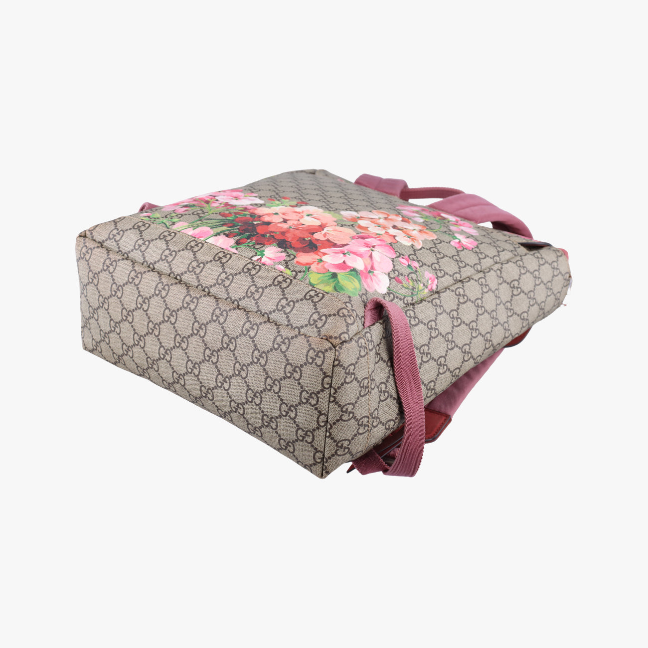 Pre-owned Gucci GG Blooms Beige×Multicolour PVC coated canvas 405019 backpack/rucksack | stylenewstar