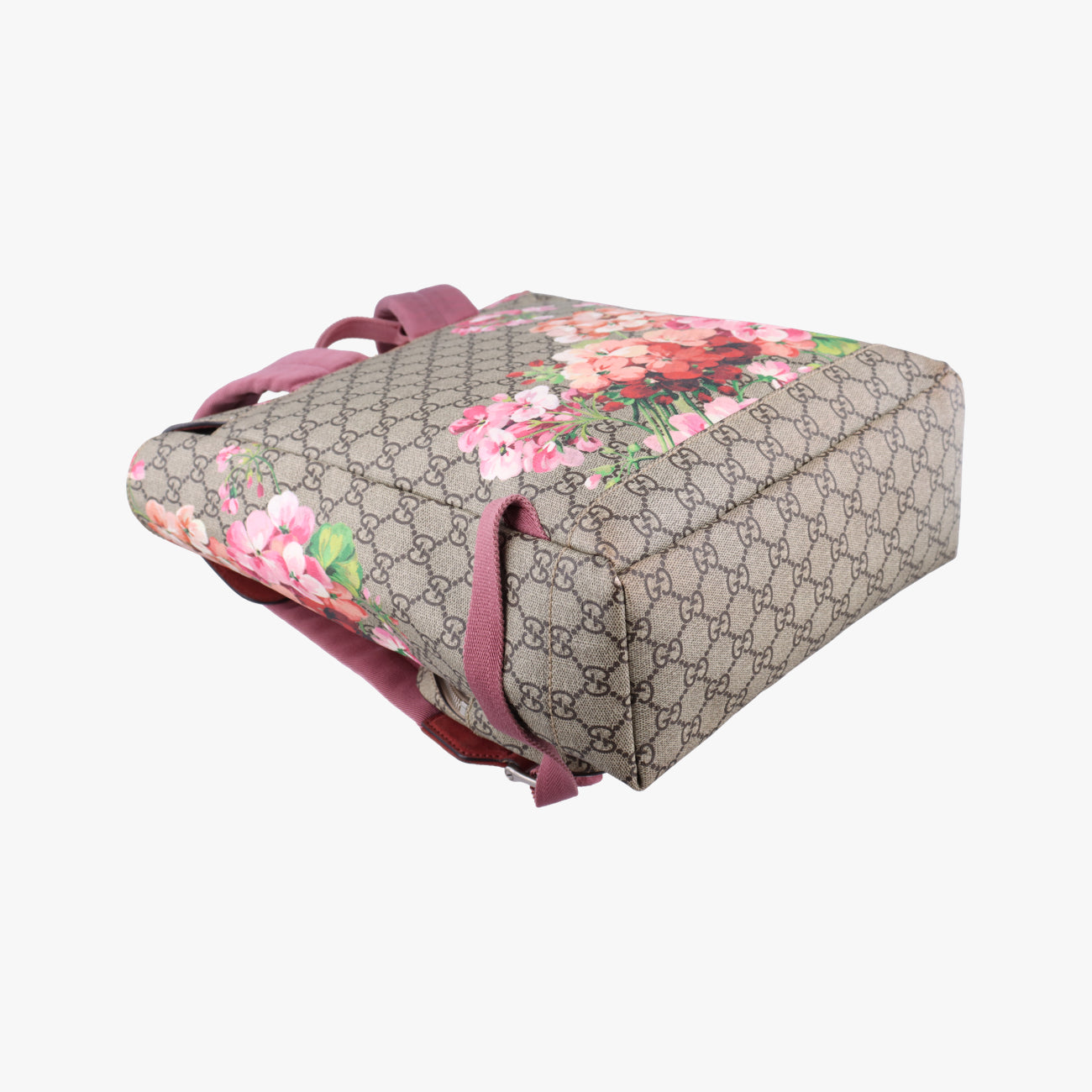 Pre-owned Gucci GG Blooms Beige×Multicolour PVC coated canvas 405019 backpack/rucksack | stylenewstar