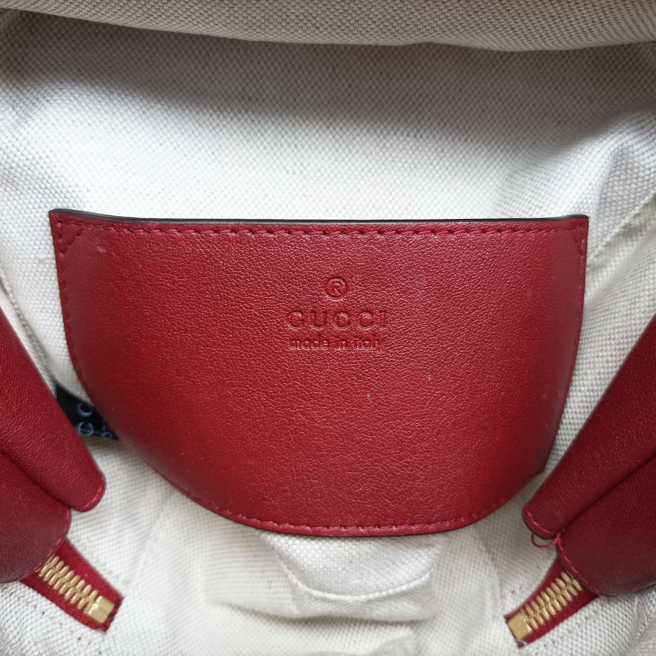 Pre-owned Gucci Blondie Red Leather 744434 shoulderbag | stylenewstar