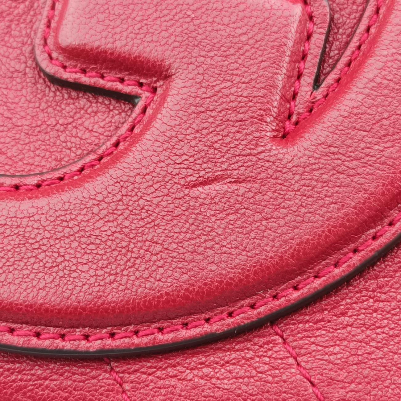 Pre-owned Gucci Blondie Red Leather 744434 shoulderbag | stylenewstar