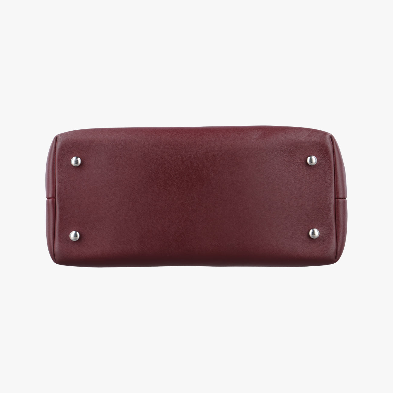 Pre-owned Chanel V stitch Burgundy Leather A93029 shoulderbag | stylenewstar