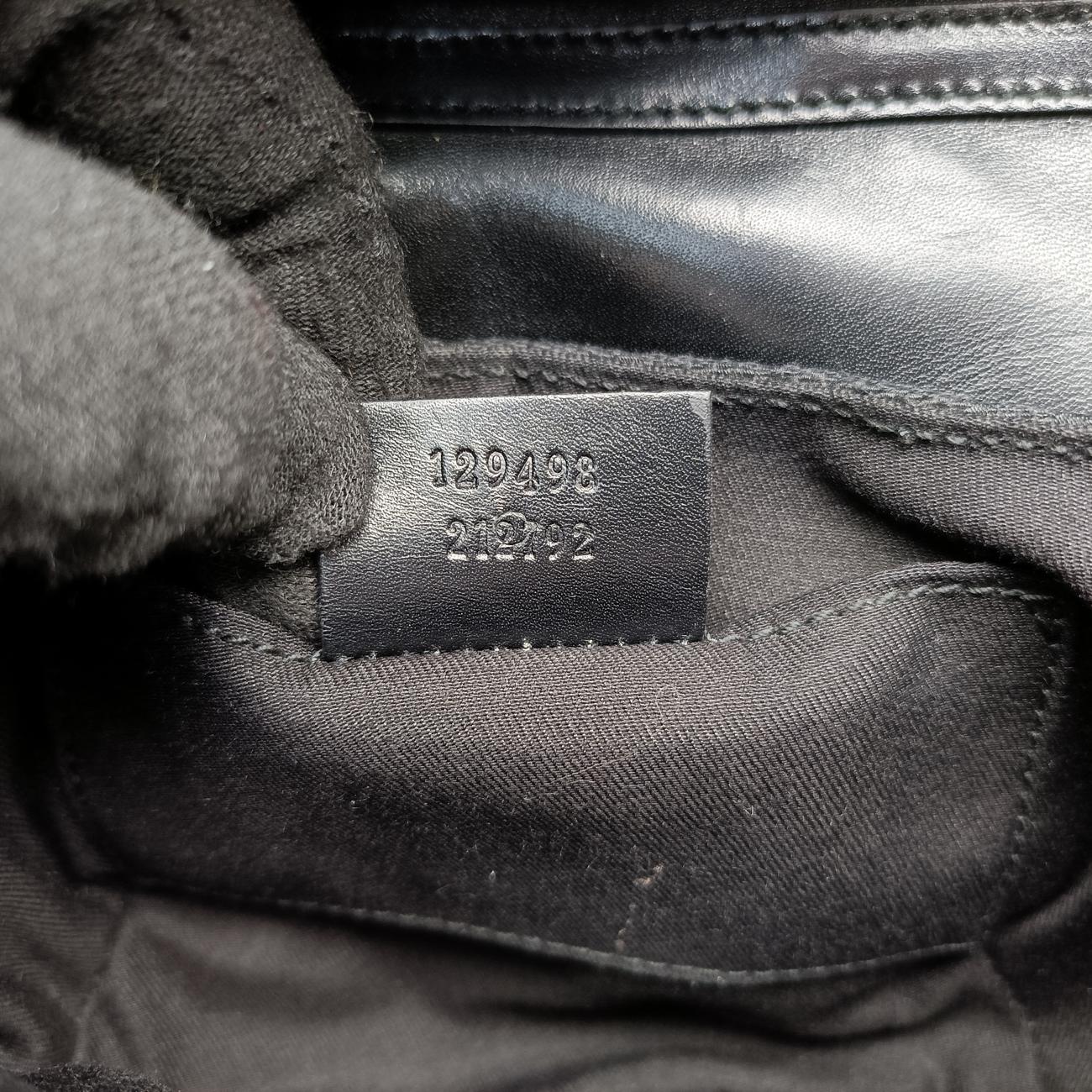 Pre-owned Gucci Horsebit Web Black×pink Canvas 129498 shoulderbag | stylenewstar